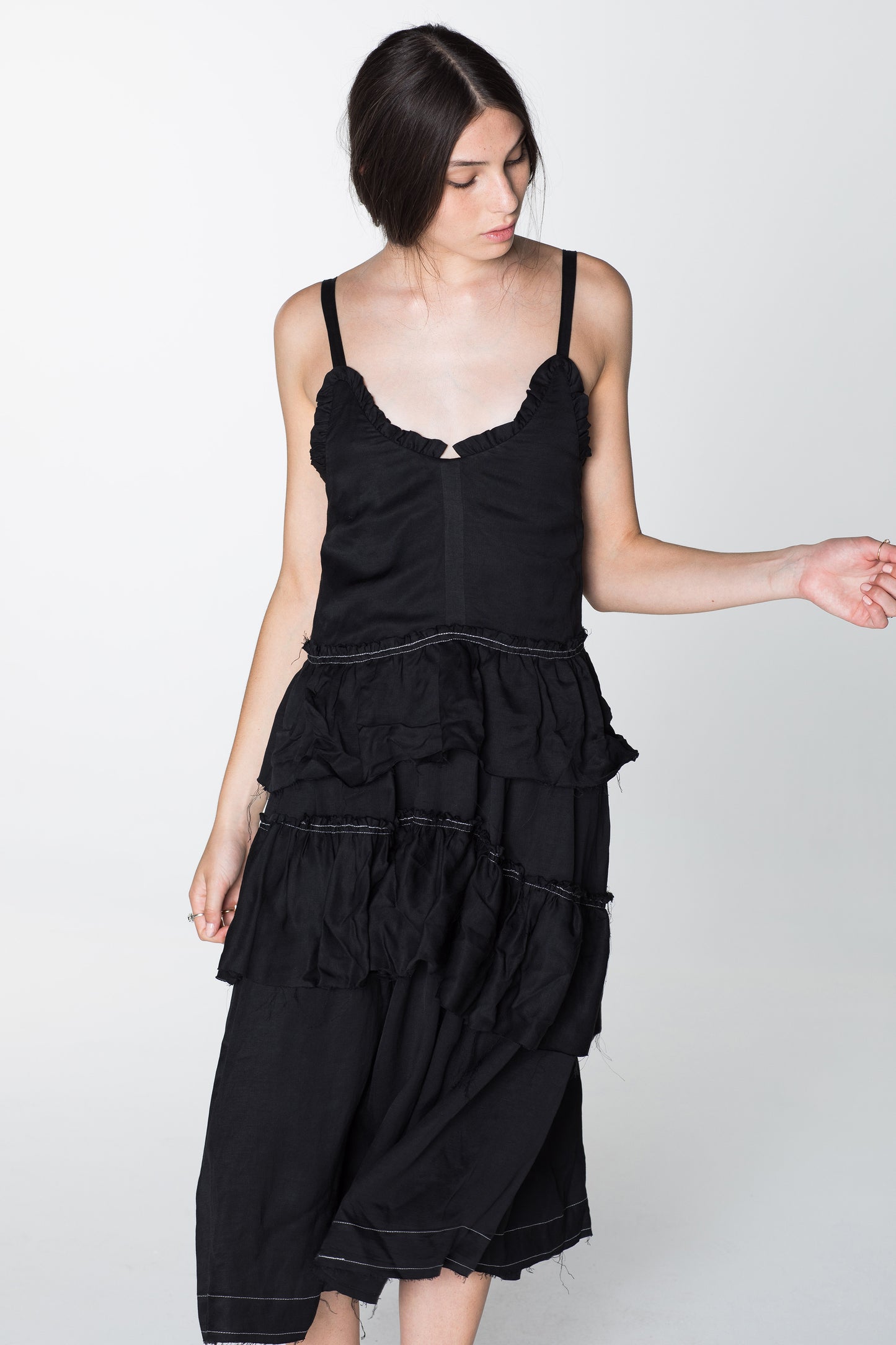 WILDLIFE DRESS - BLACK