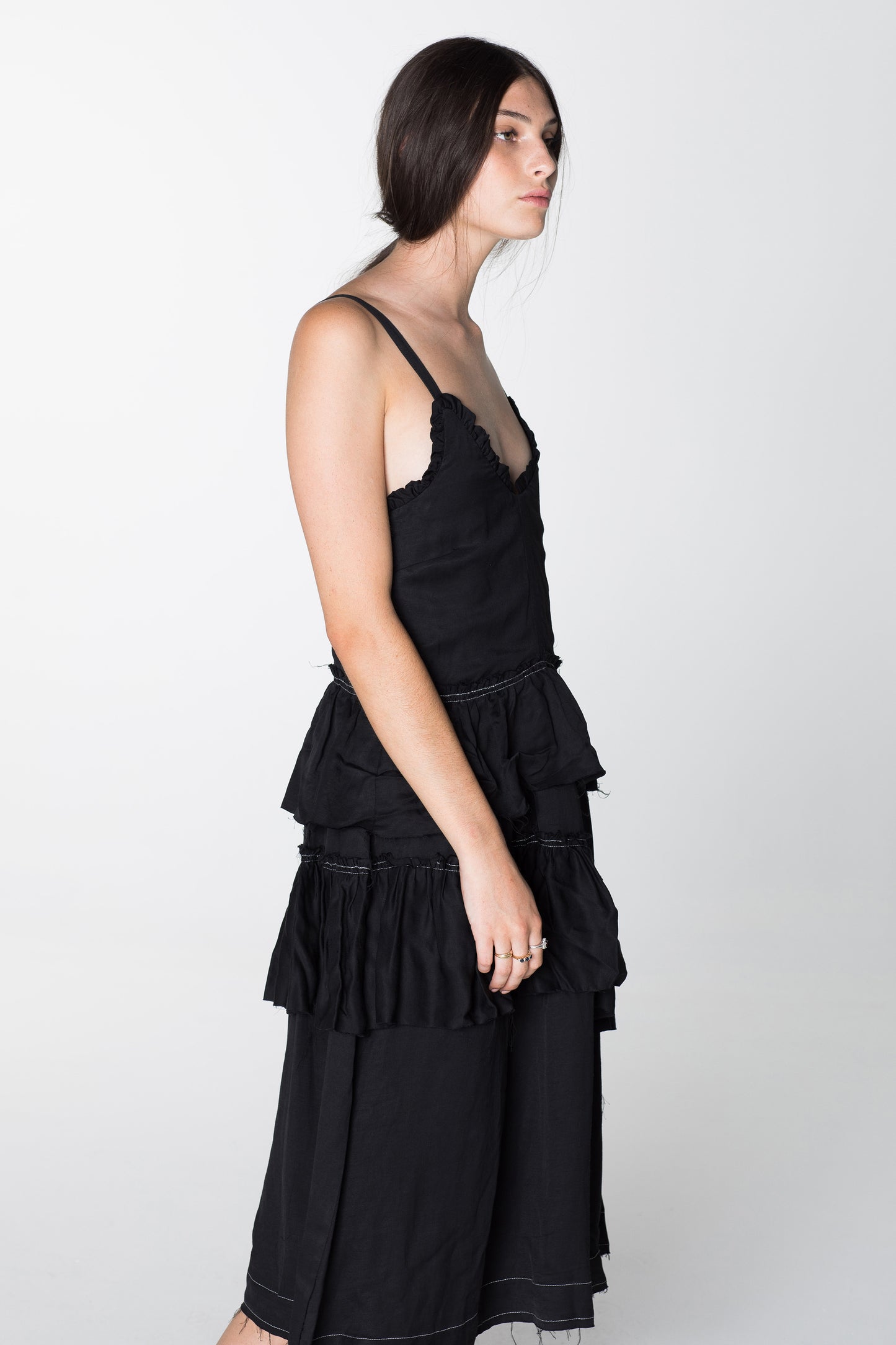 WILDLIFE DRESS - BLACK