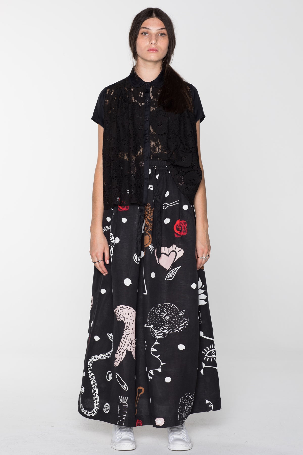 EXTINCTION BLOUSE - BLACK