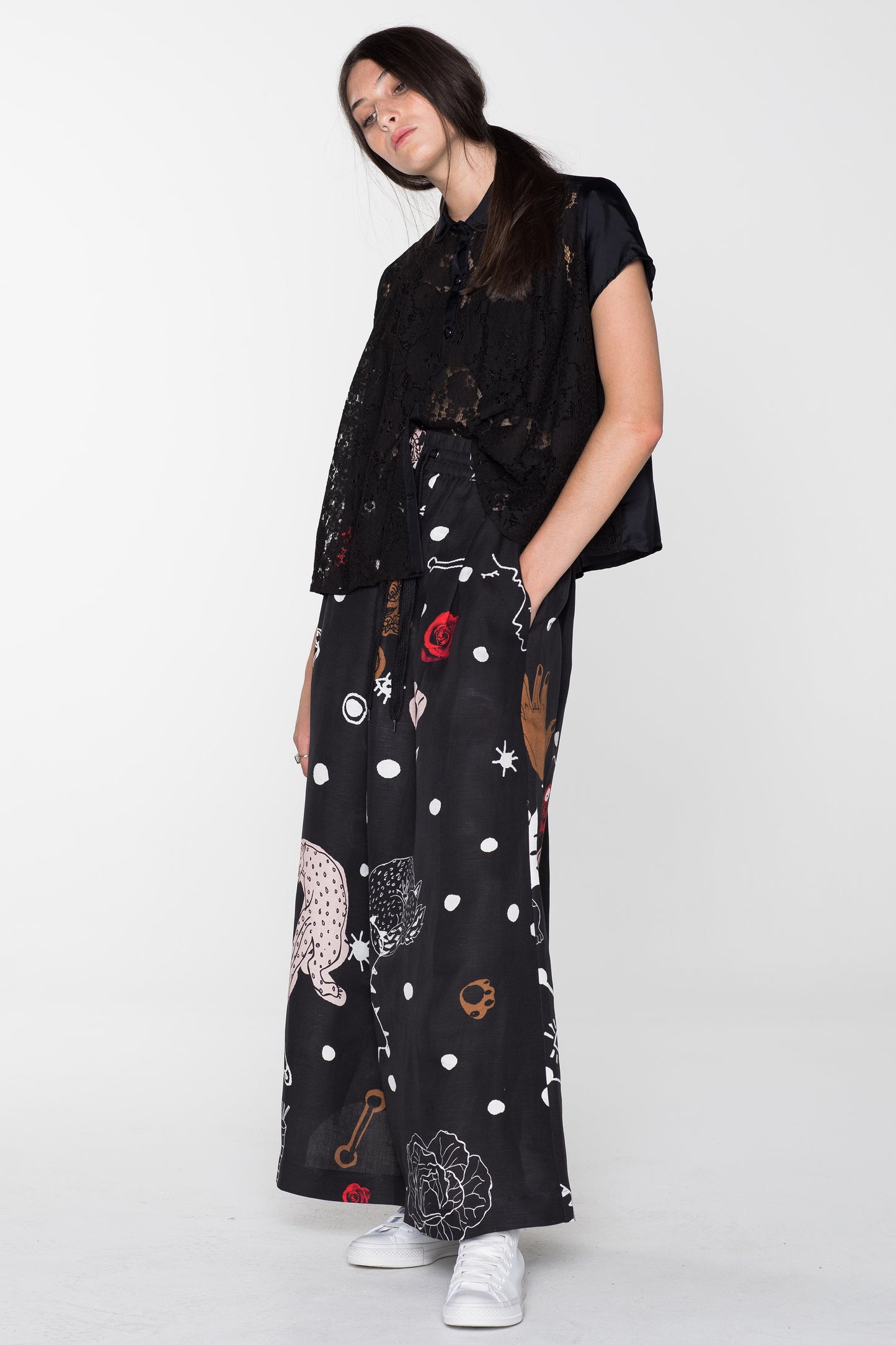 EXTINCTION BLOUSE - BLACK