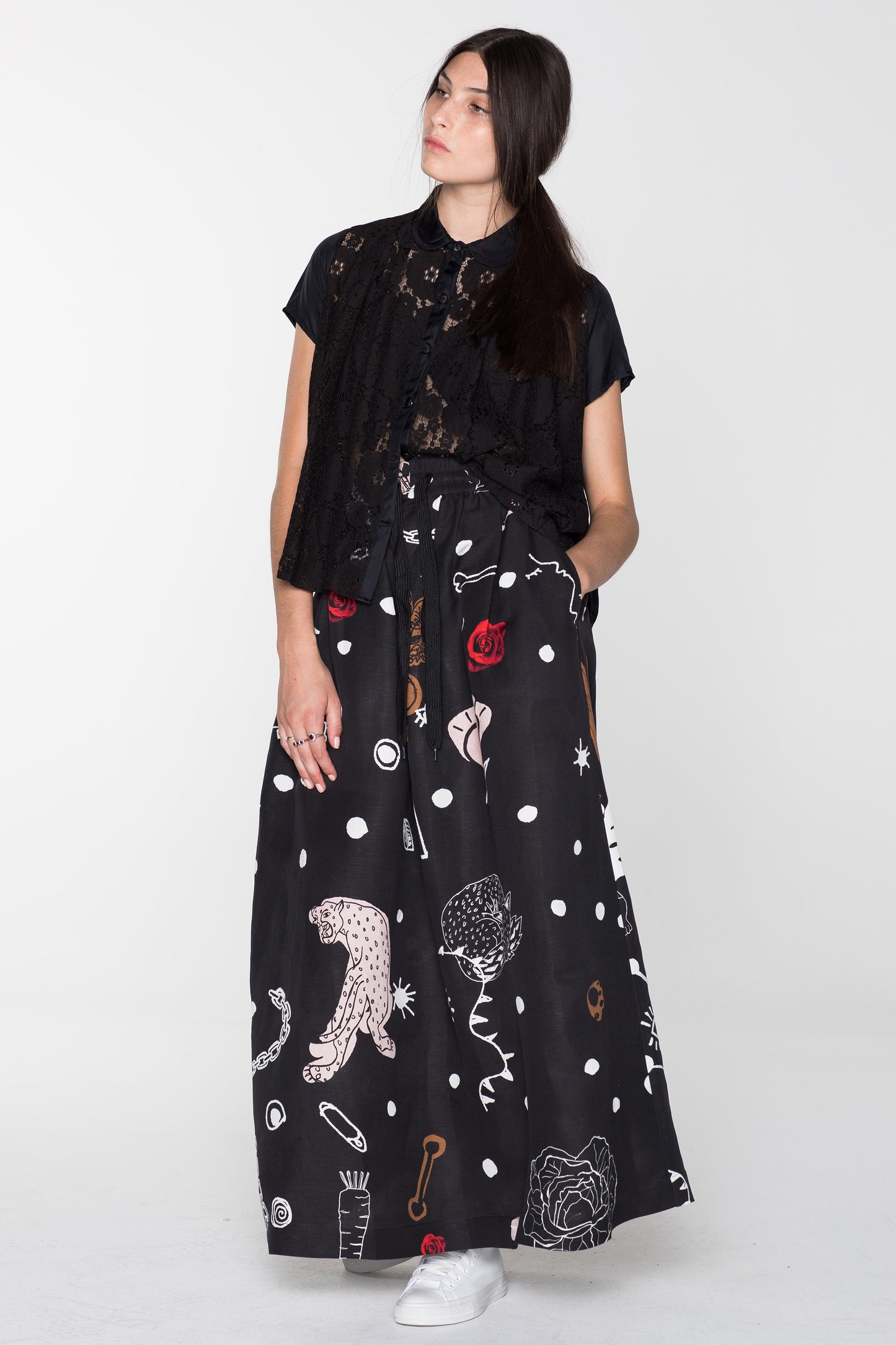 EXTINCTION BLOUSE - BLACK