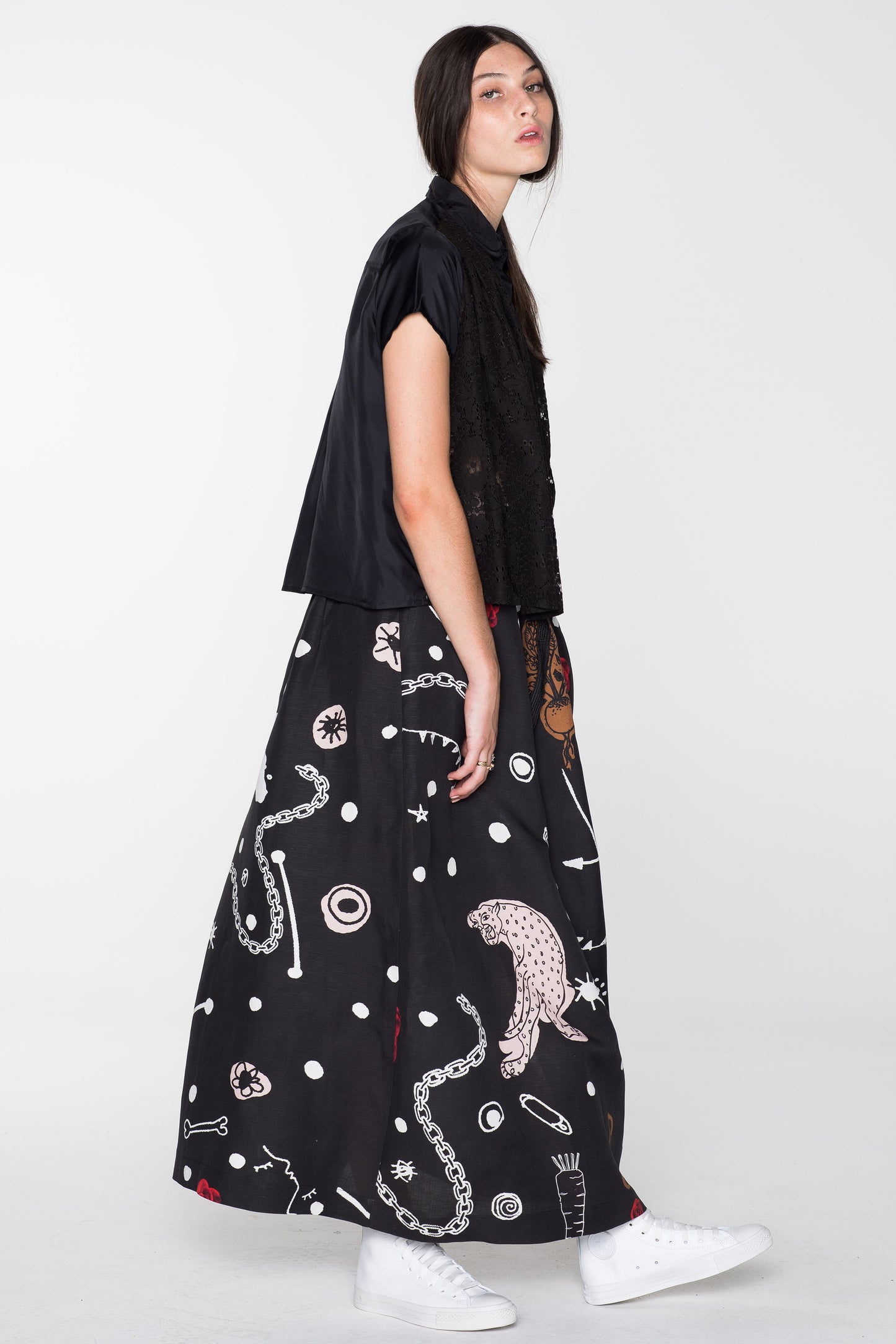 EXTINCTION BLOUSE - BLACK