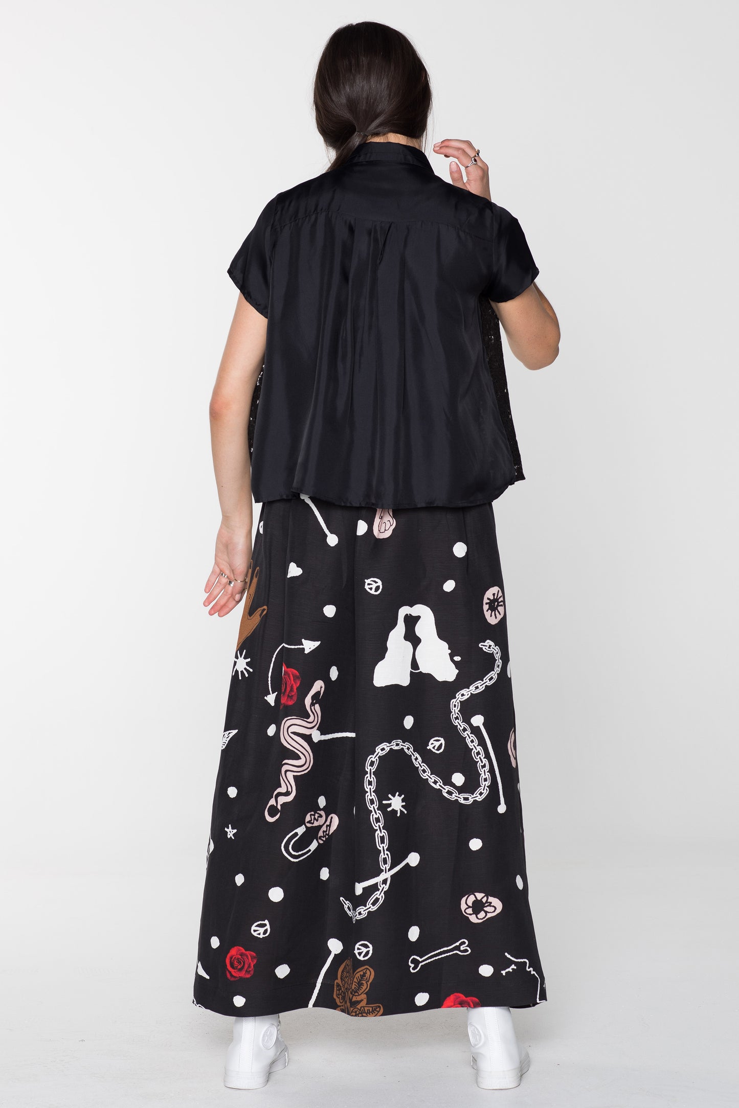 EXTINCTION BLOUSE - BLACK