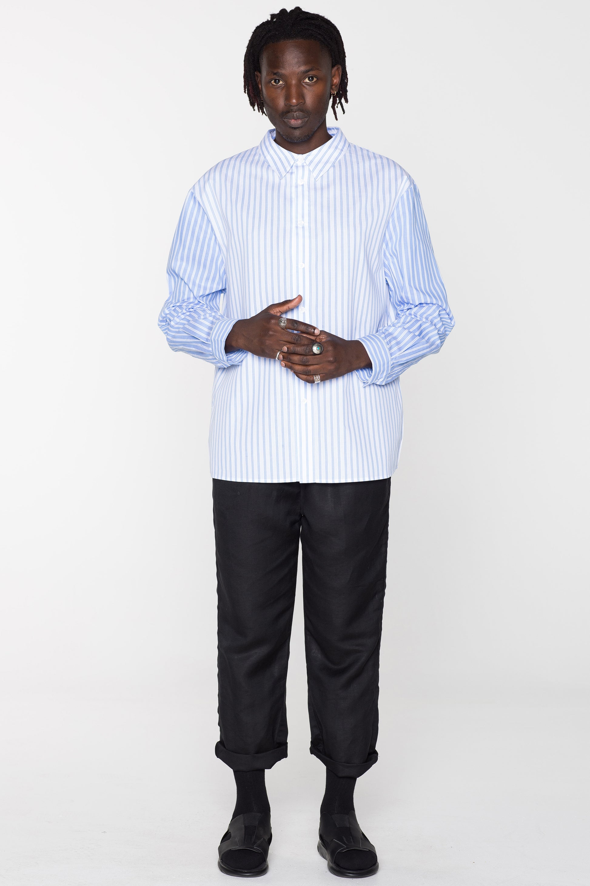OXFORD SHIRT - BLUE STRIPE
