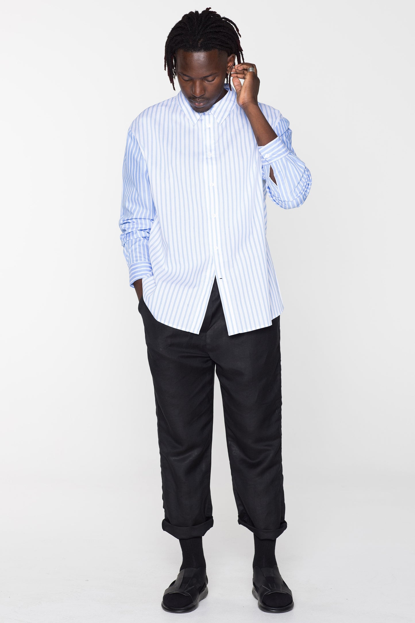 OXFORD SHIRT - BLUE STRIPE