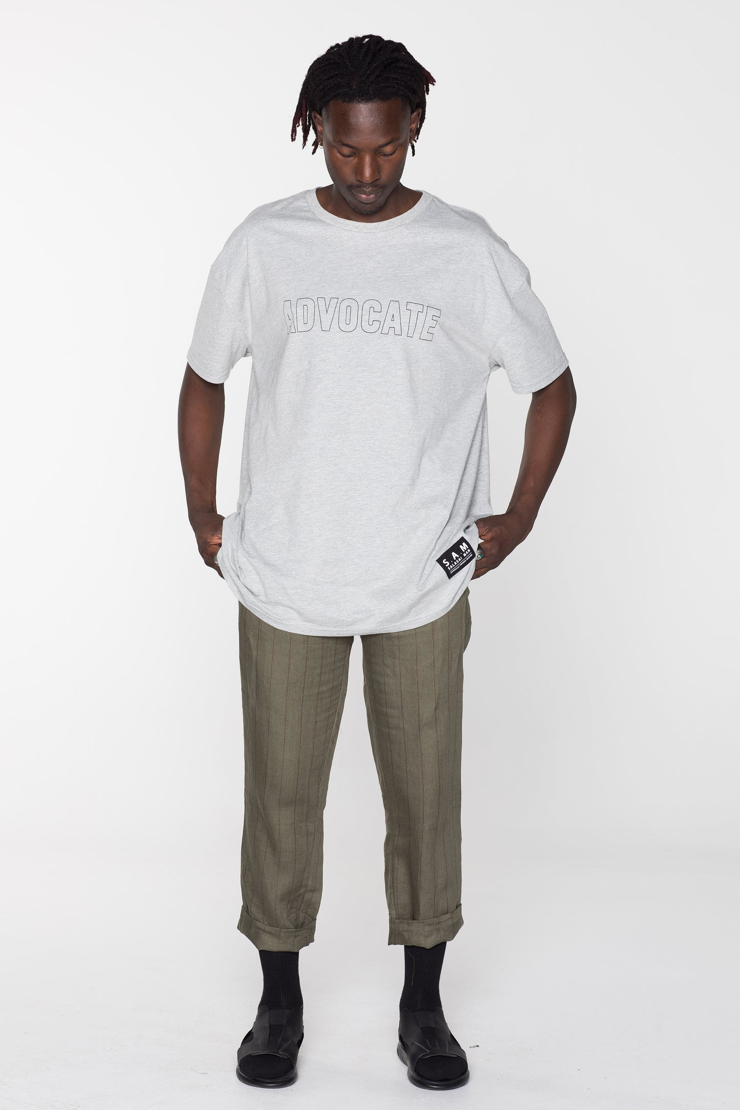 ADVOCATE TEE - GREY MARLE