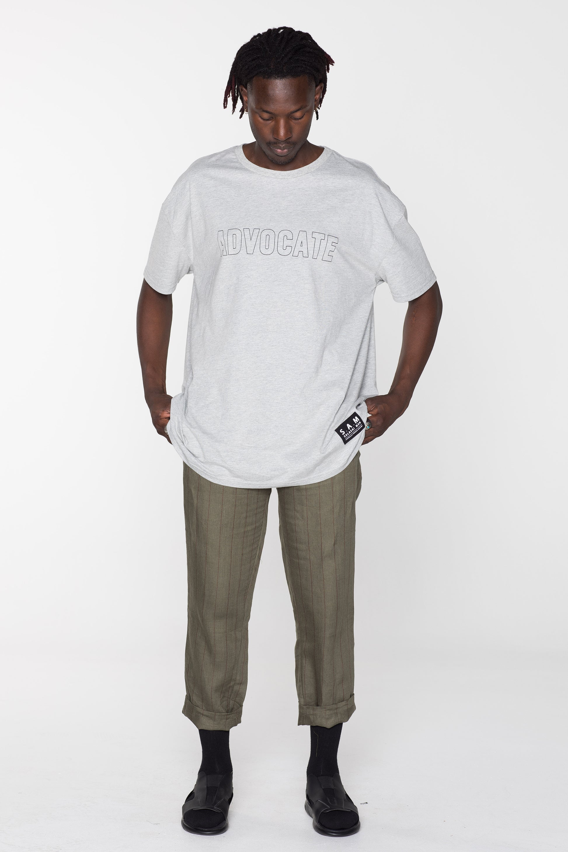 ADVOCATE TEE - GREY MARLE