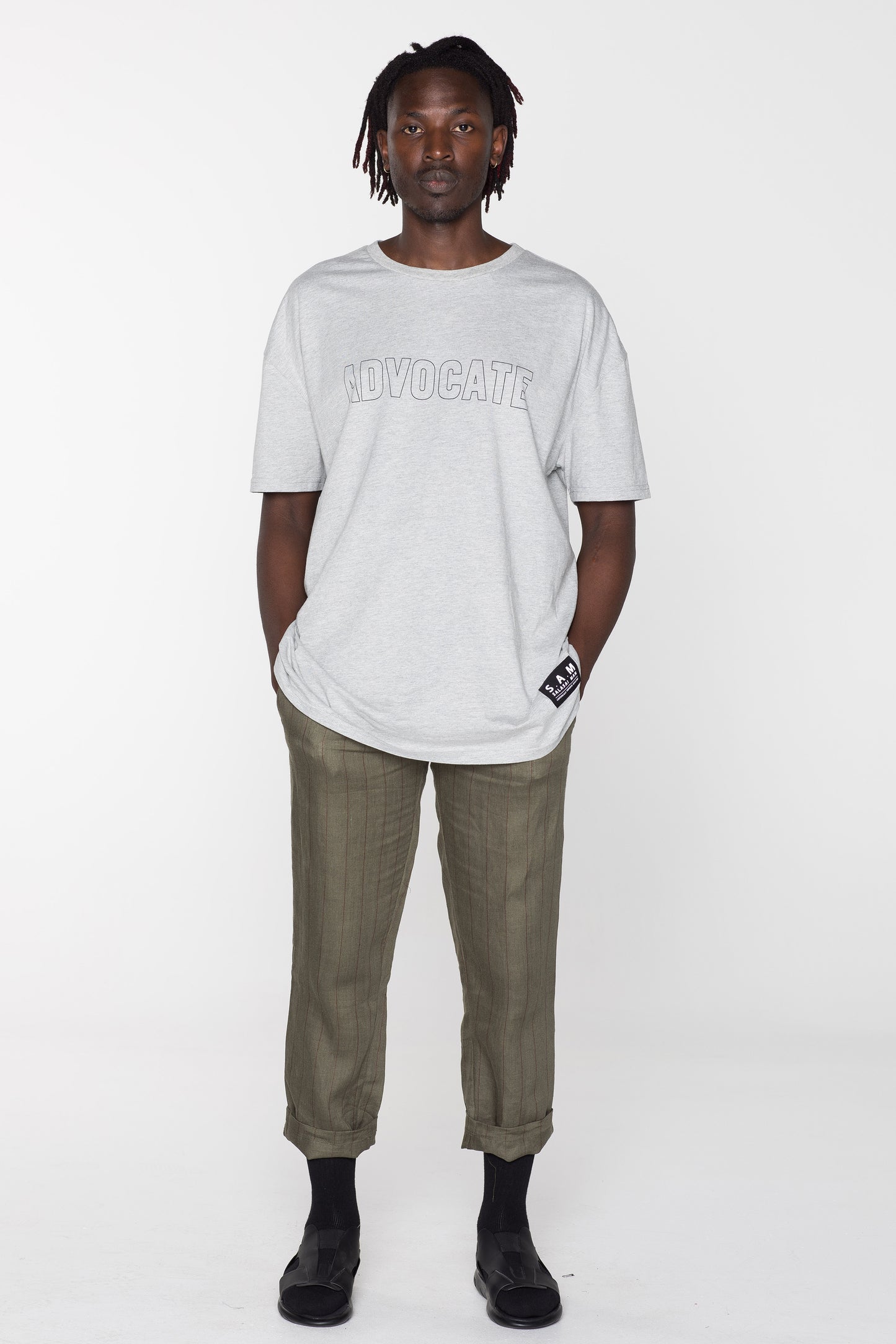 ADVOCATE TEE - GREY MARLE