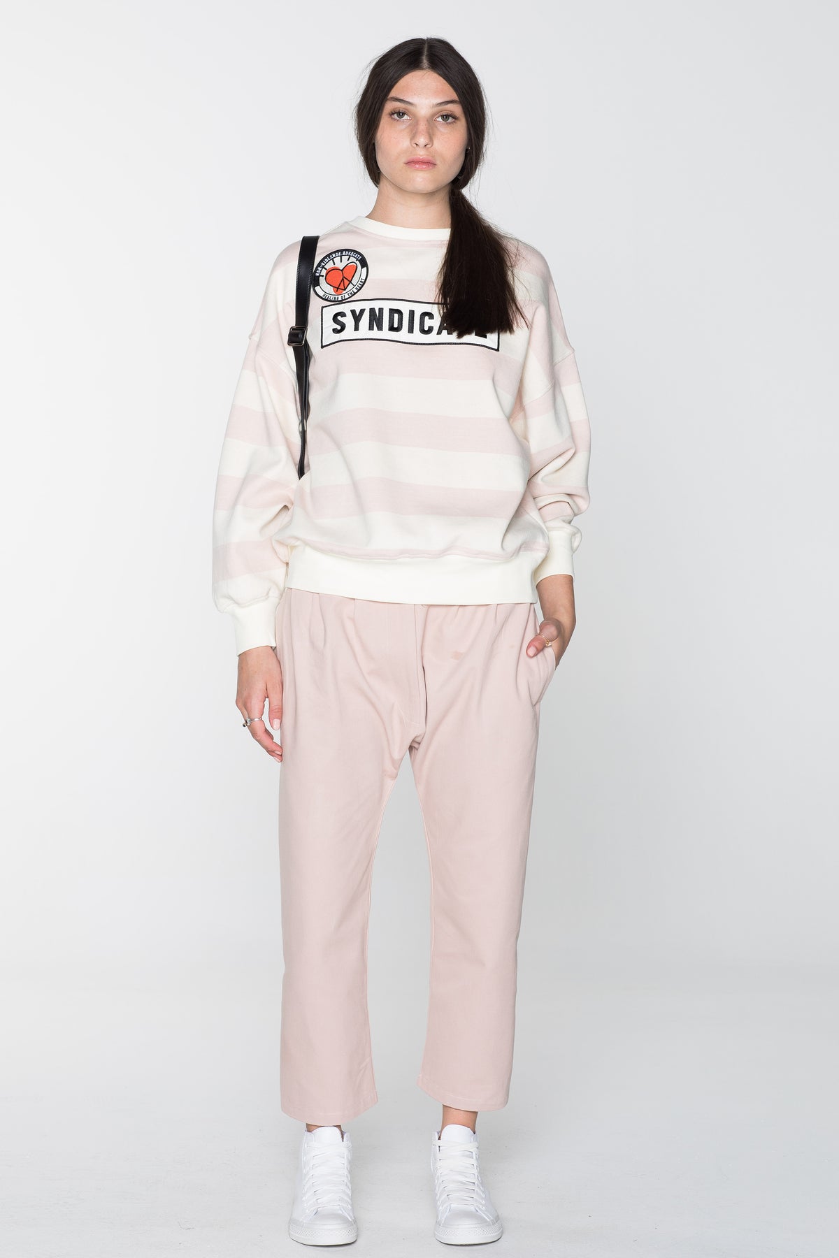 SYNDICATE SWEAT- PINK NATURAL