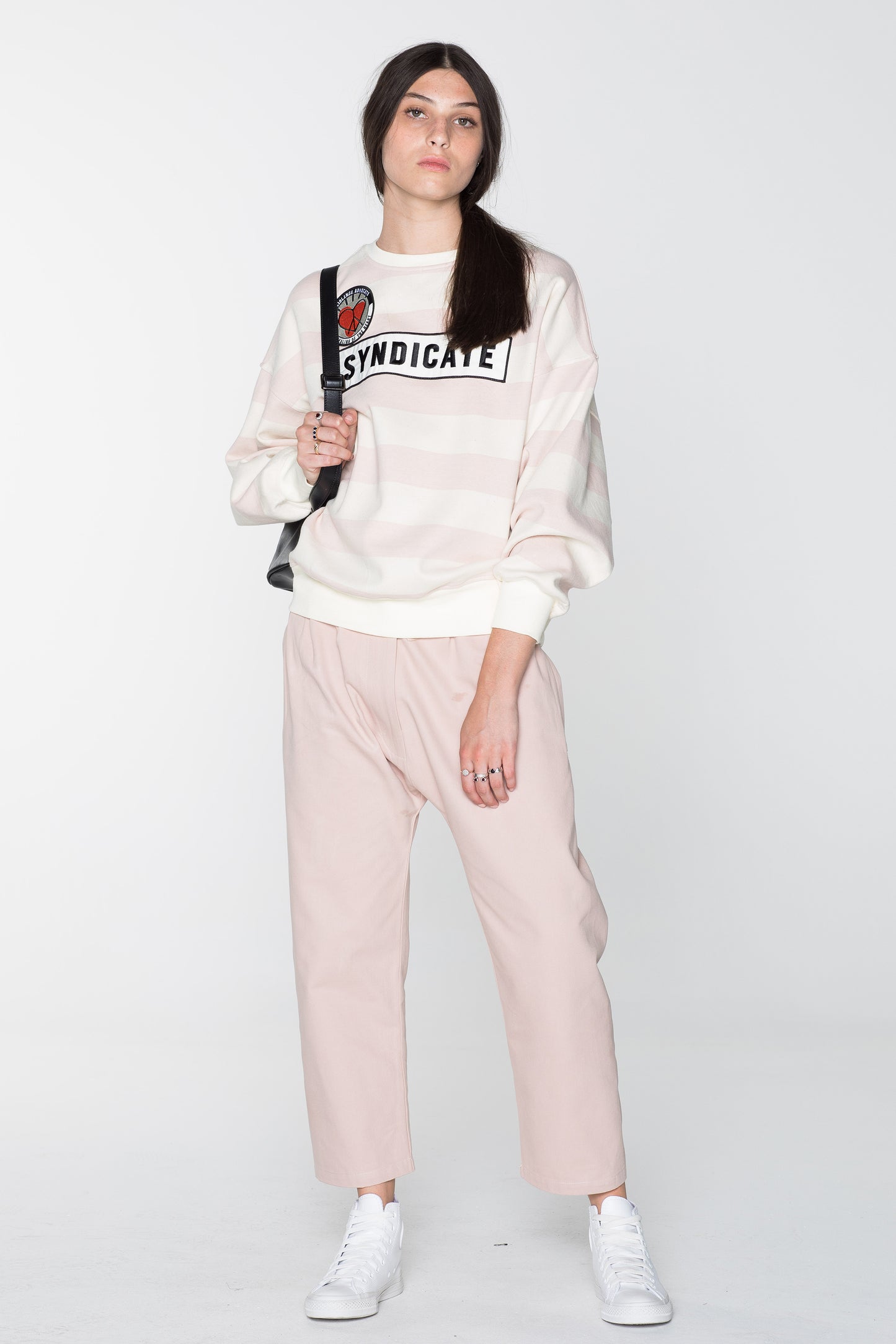 SYNDICATE SWEAT- PINK NATURAL