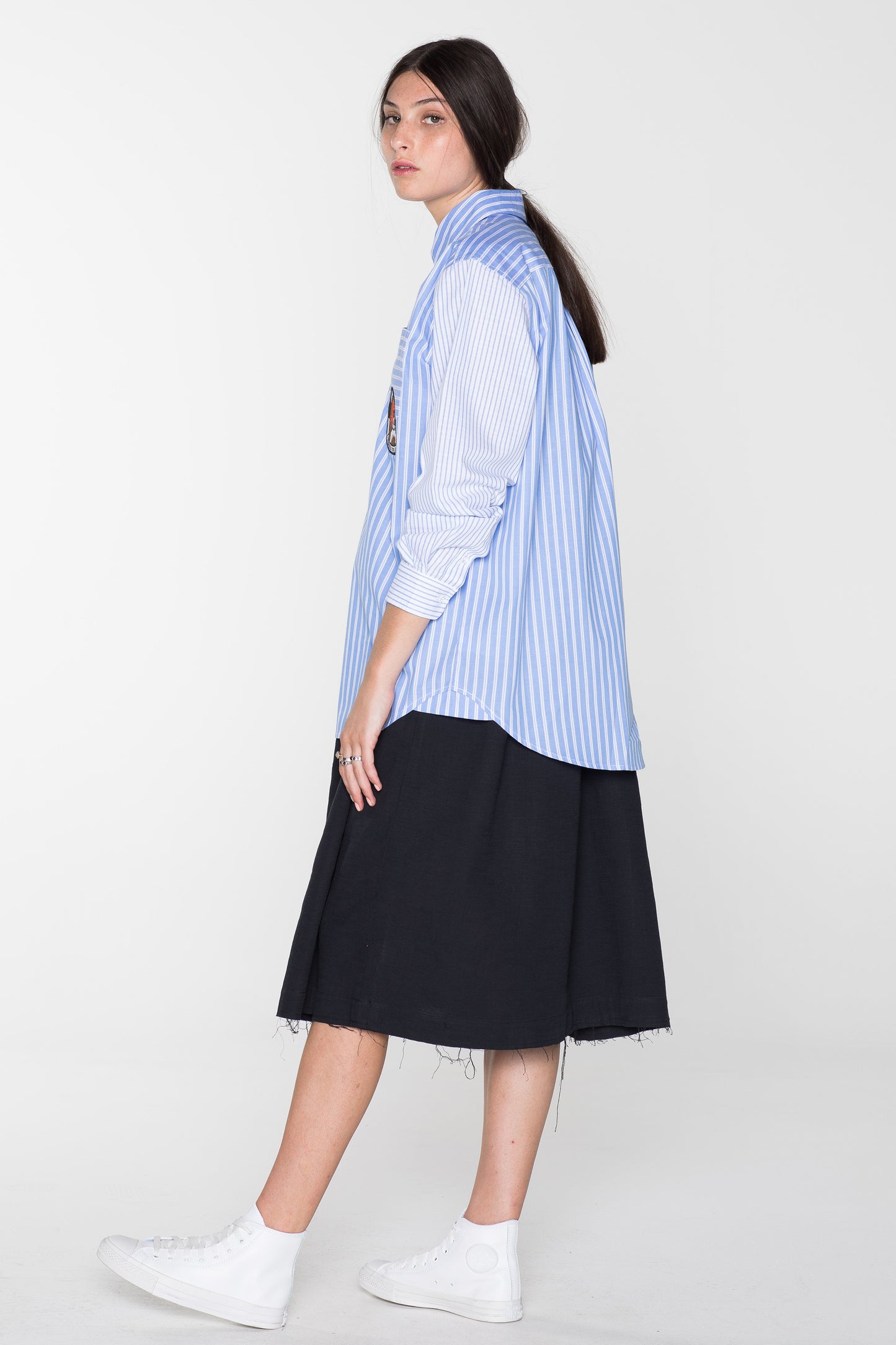 GORILLA SHIRT- OXFORD BLUE STRIPE