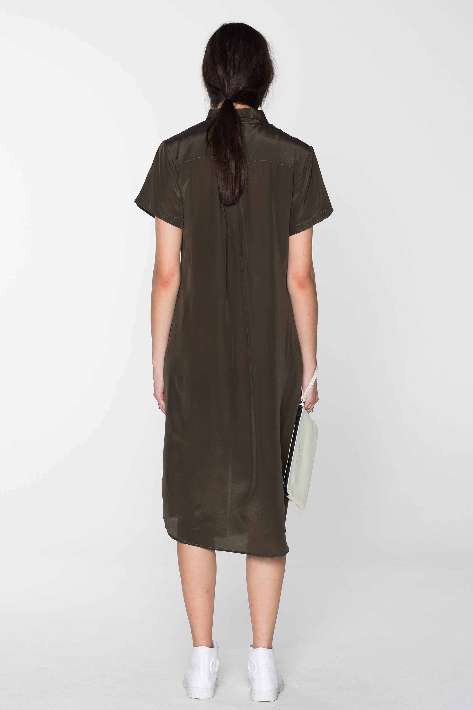 GORILLA SHIRT DRESS - KHAKI (SAMPLE)