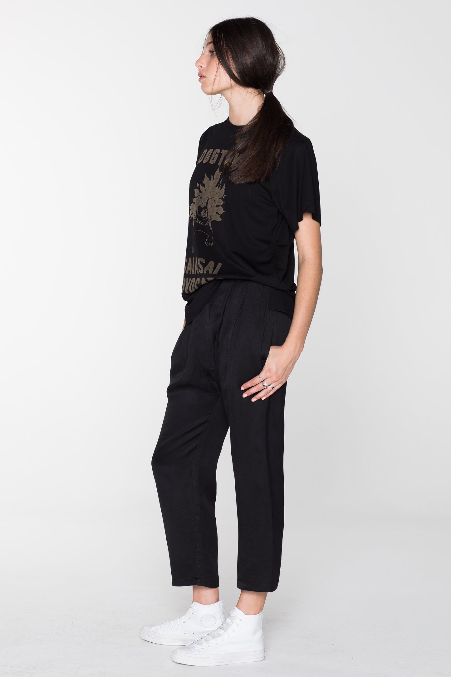 HUMANE PANT - BLACK SLINKY