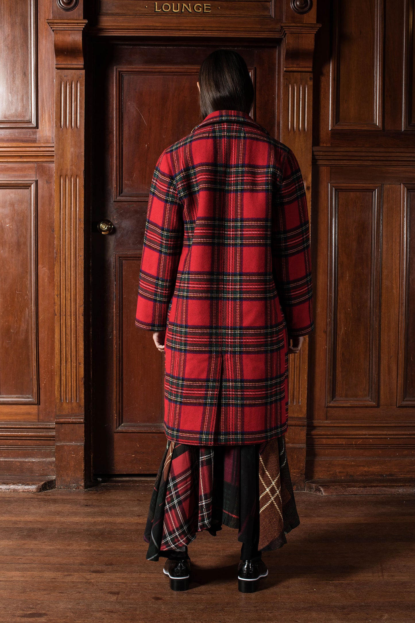 ROYAL COAT - RED TARTAN