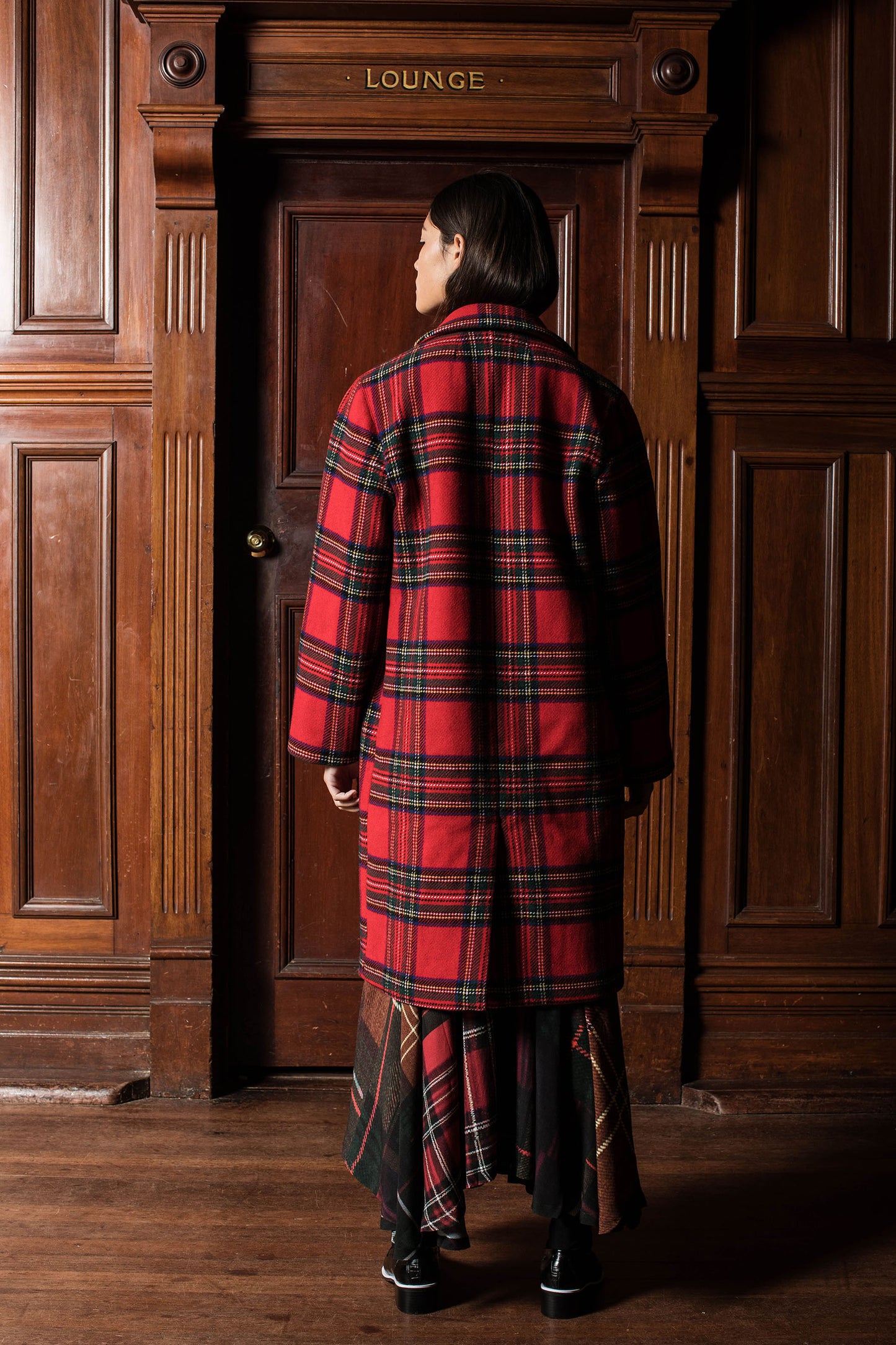ROYAL COAT - RED TARTAN