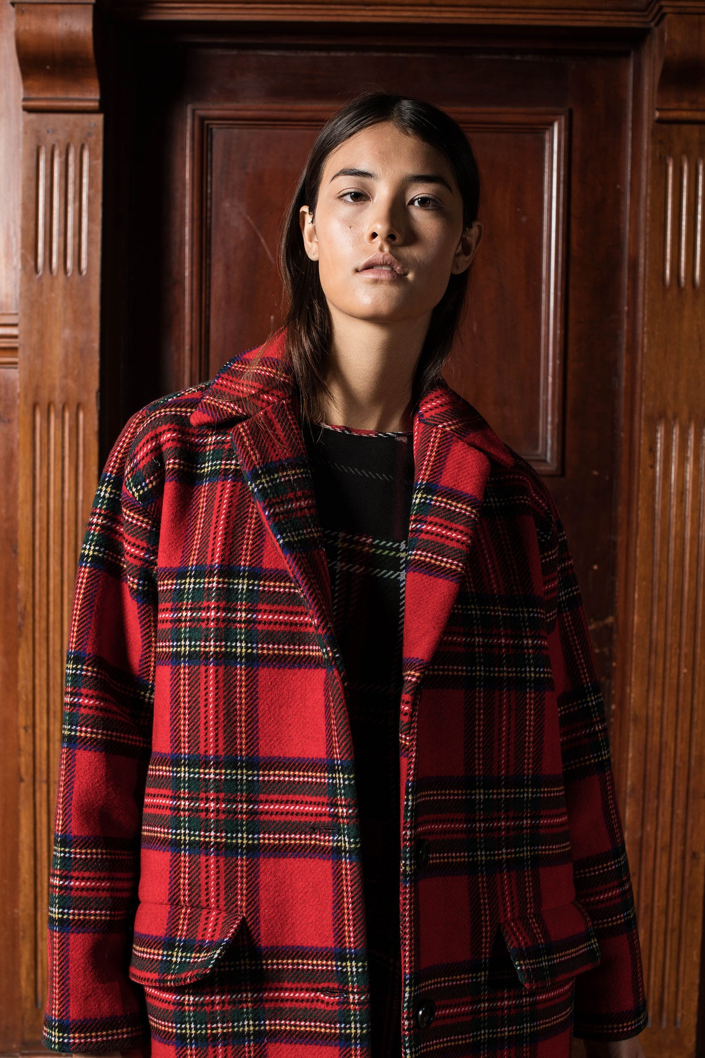 ROYAL COAT - RED TARTAN