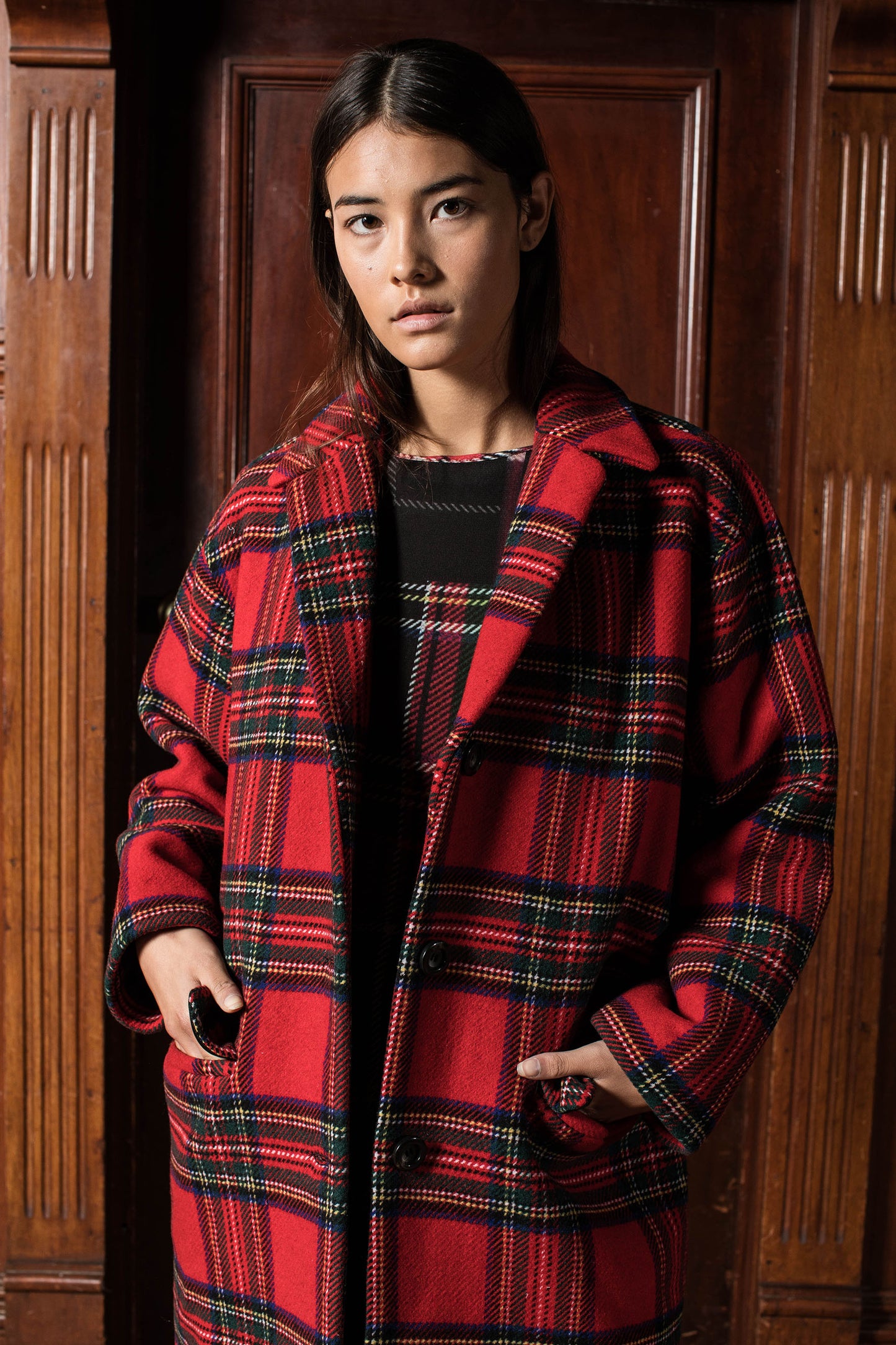 ROYAL COAT - RED TARTAN