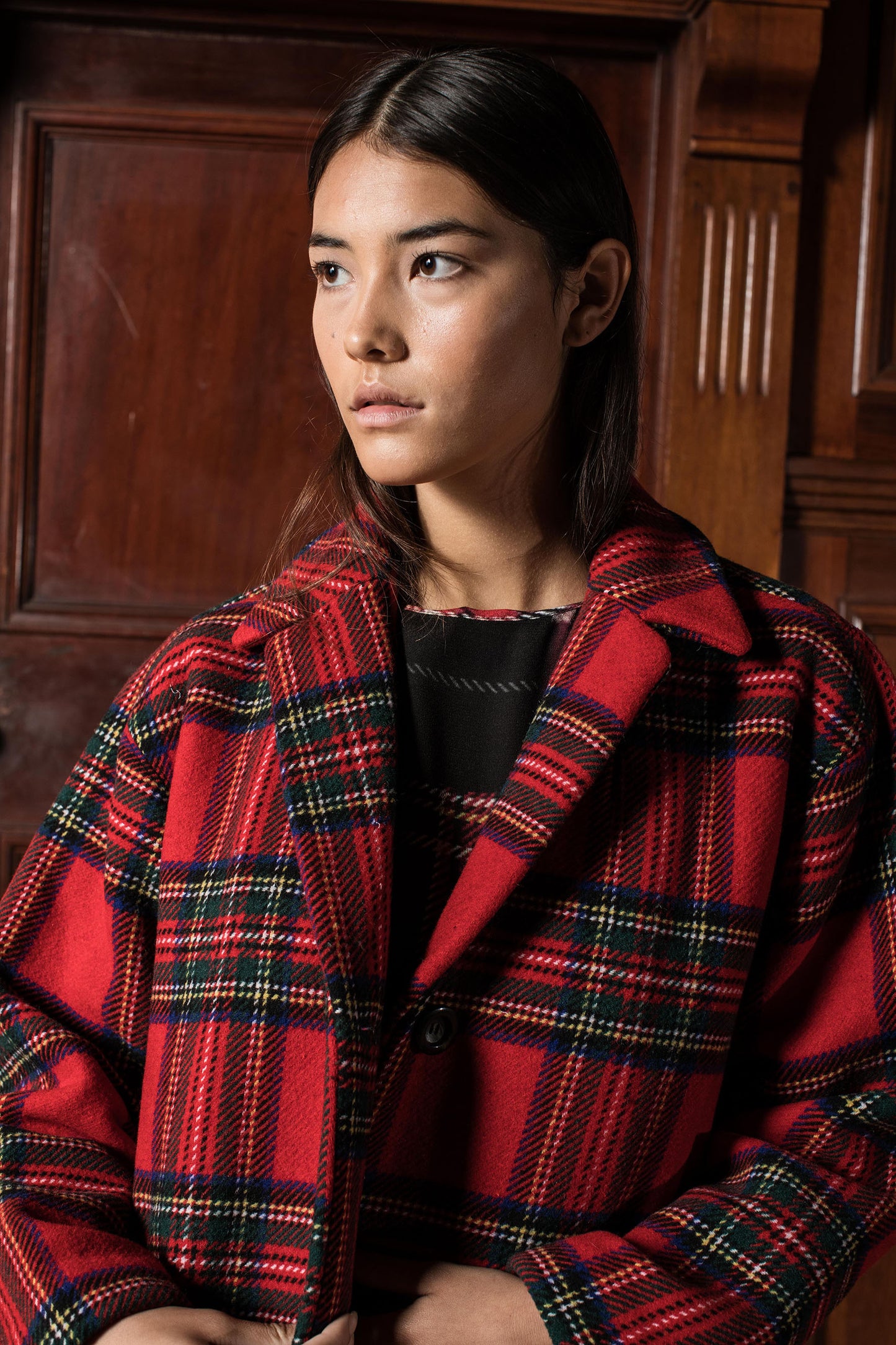 ROYAL COAT - RED TARTAN
