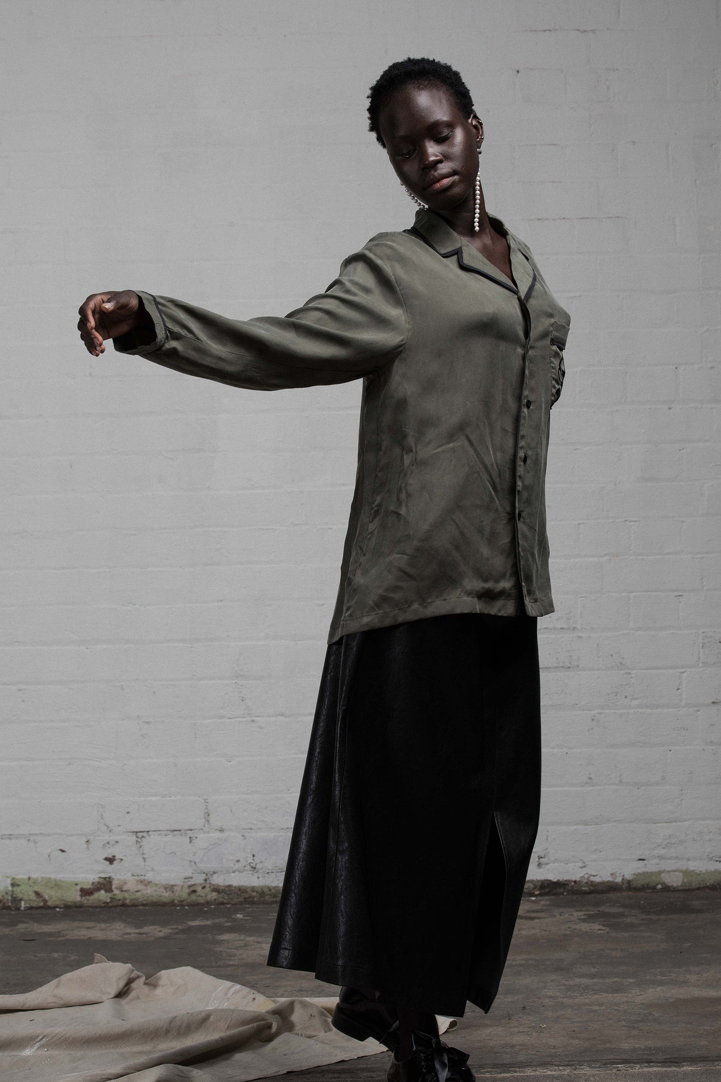 The Standard PJ Set - Khaki/Black