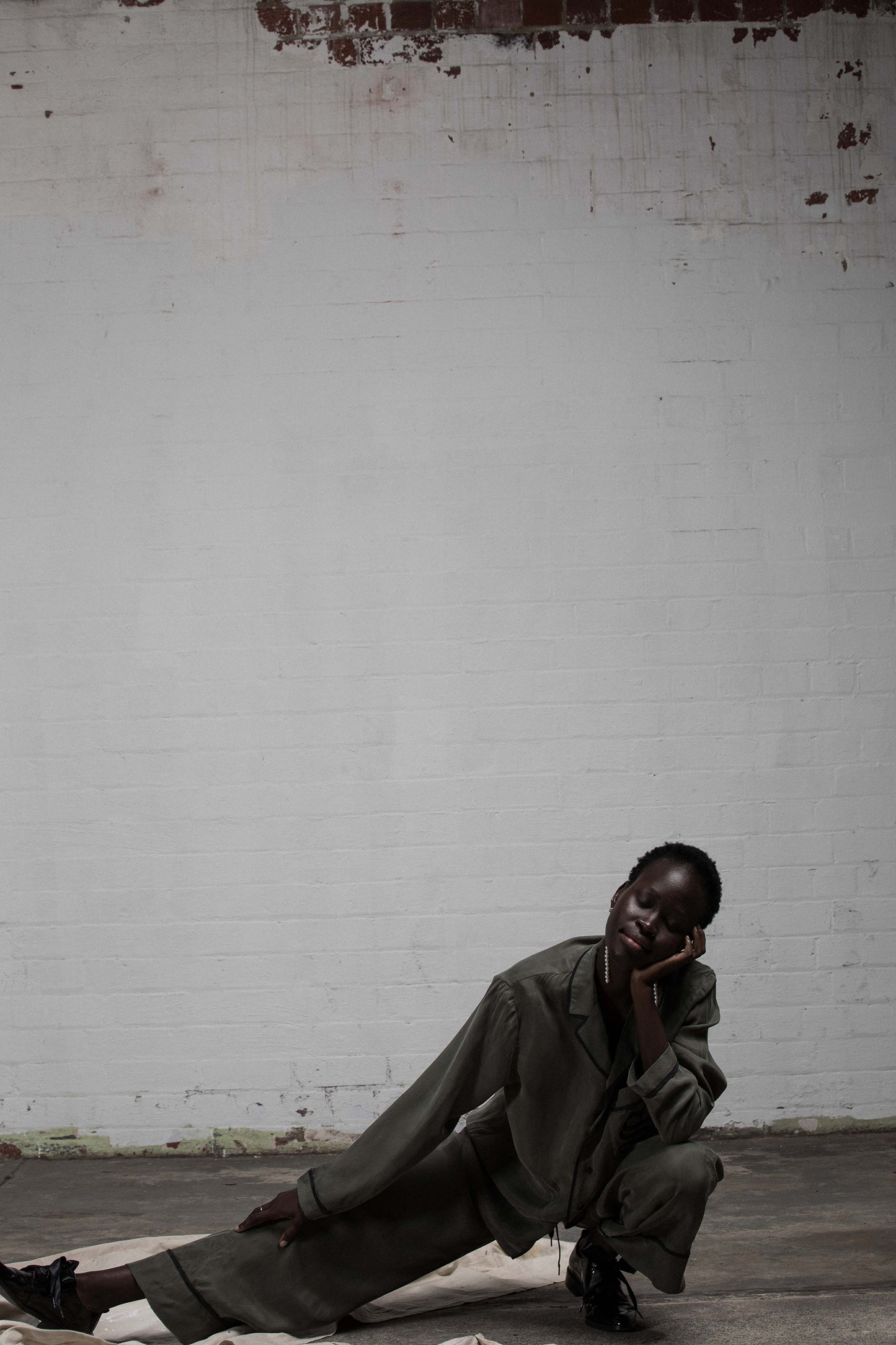 The Standard PJ Set - Khaki/Black