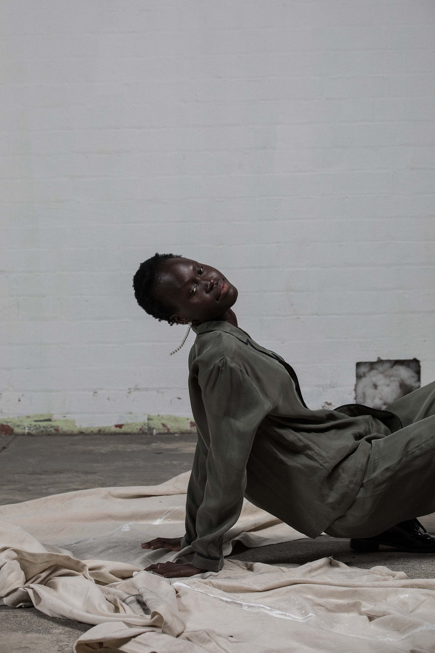 The Standard PJ Set - Khaki/Black