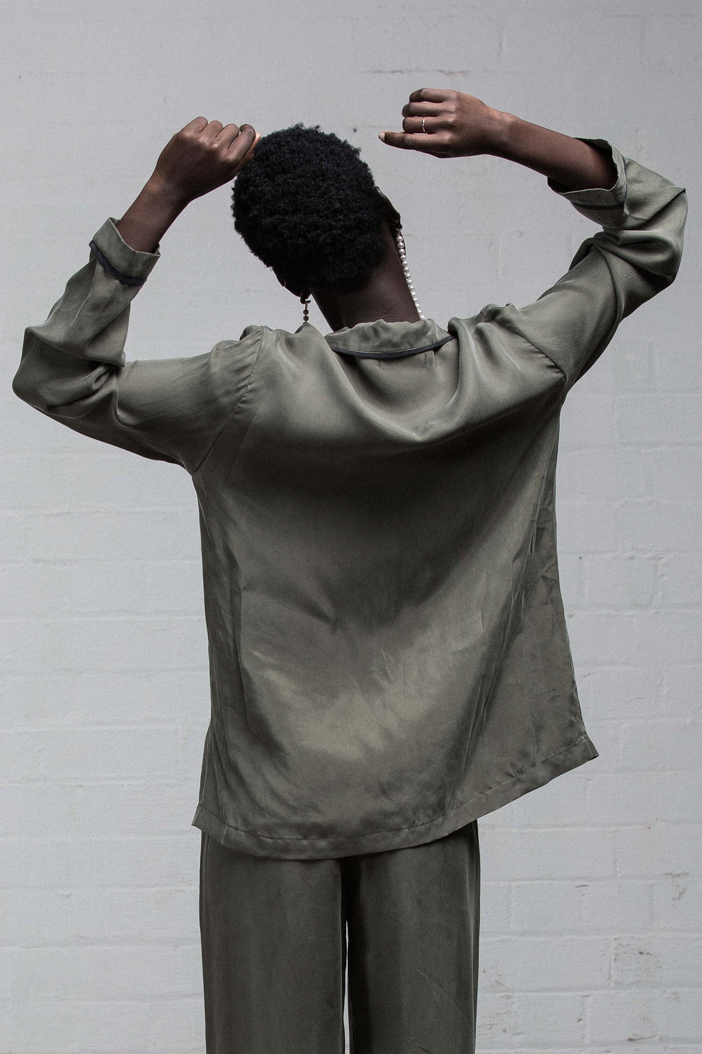 The Standard PJ Set - Khaki/Black