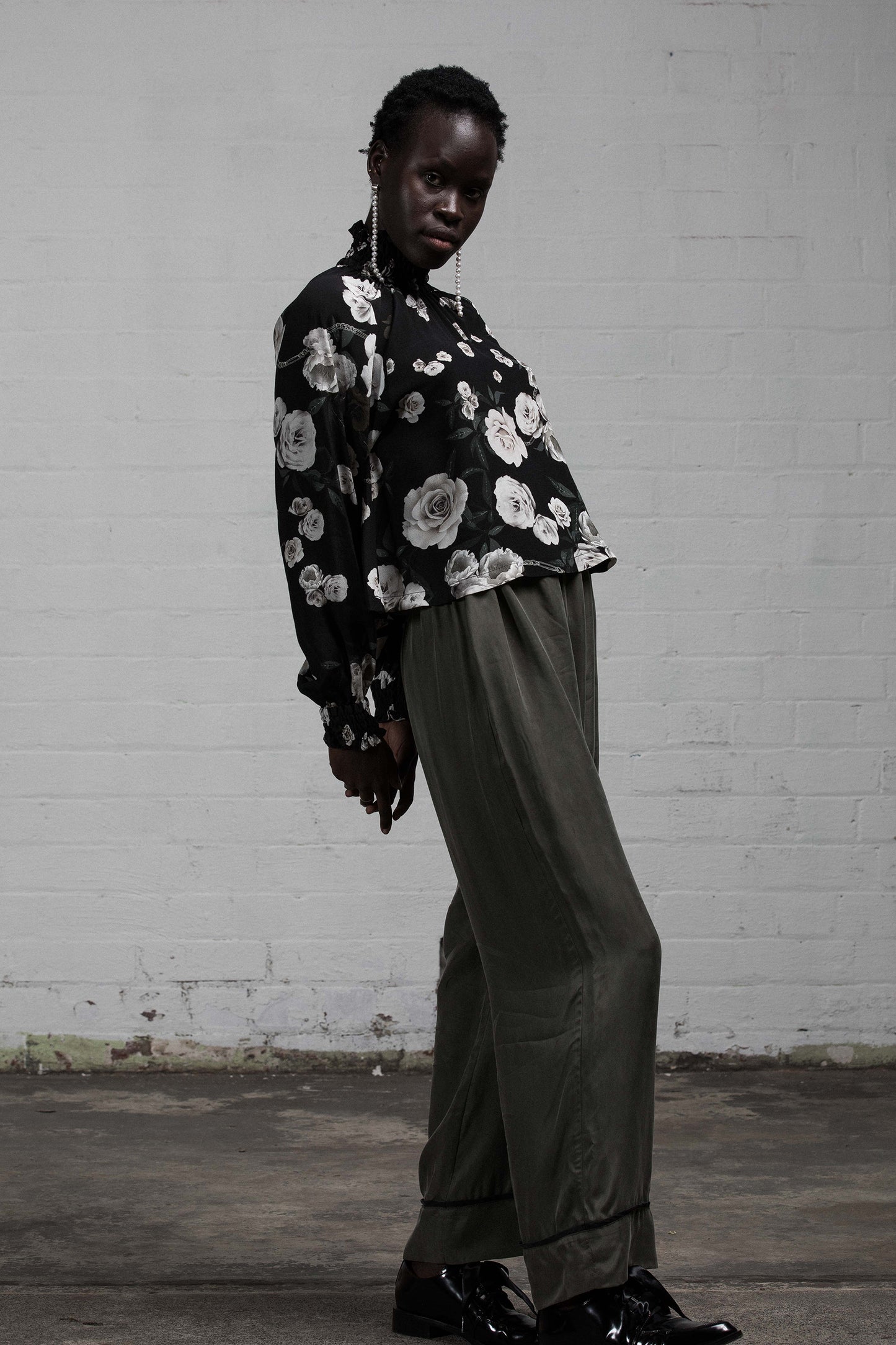 The Standard PJ Set - Khaki/Black