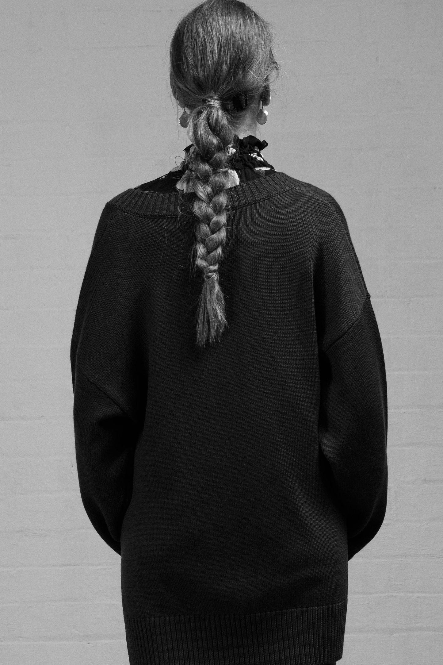 SILENT MAJORITY UNISEX JUMPER - BONE MERINO