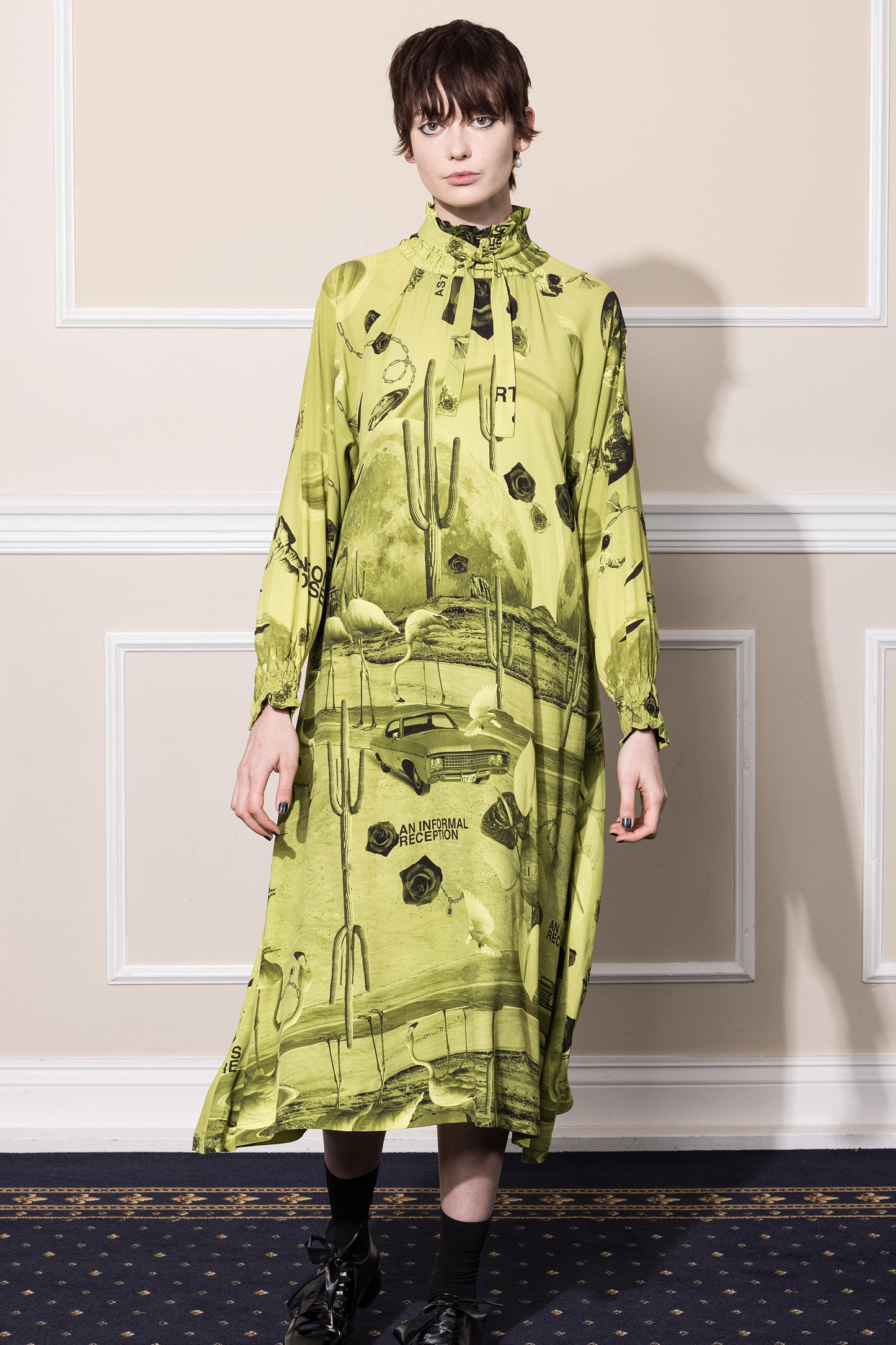 DESERT LEISURE DRESS - NEON PRINT