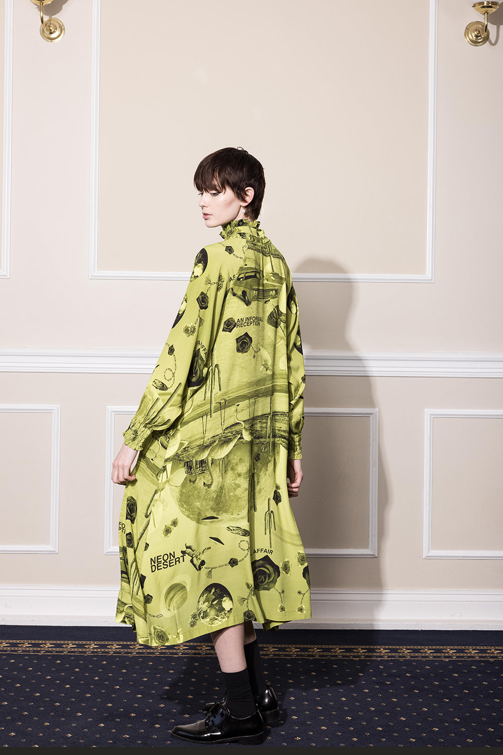 DESERT LEISURE DRESS - NEON PRINT