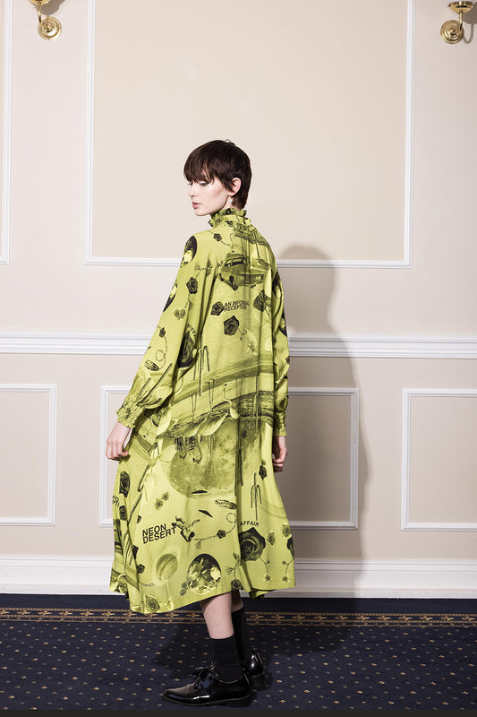 DESERT LEISURE DRESS - NEON PRINT