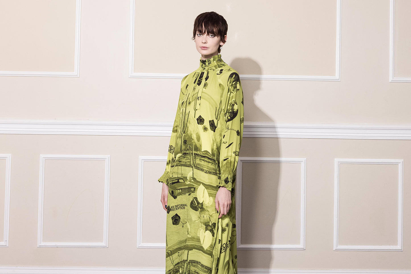 DESERT LEISURE DRESS - NEON PRINT