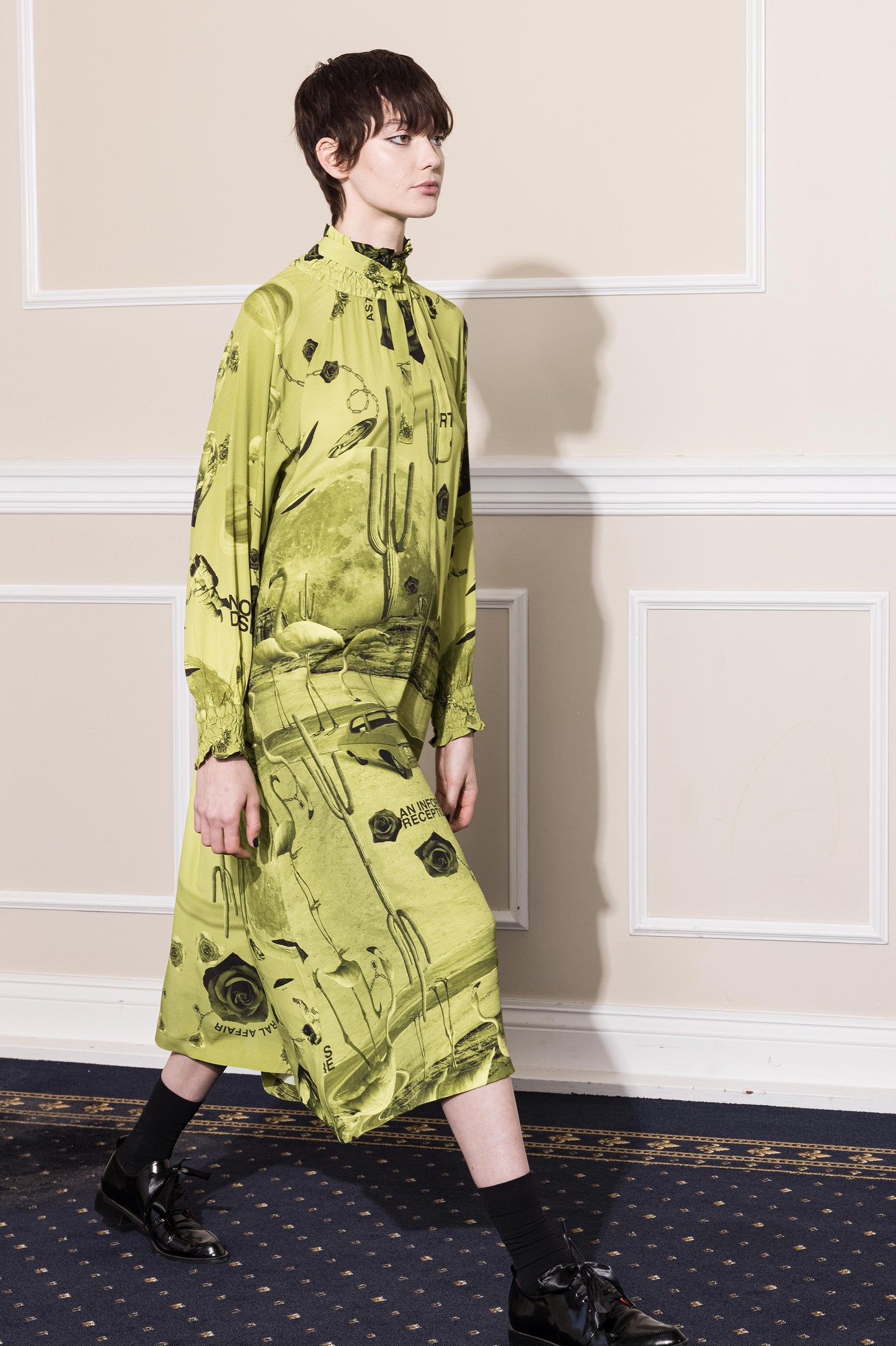 DESERT LEISURE DRESS - NEON PRINT