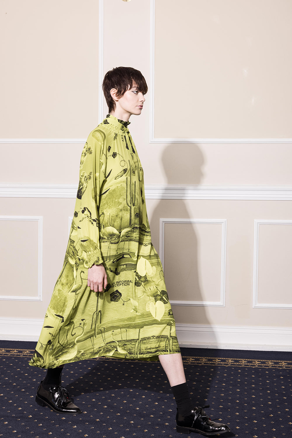 DESERT LEISURE DRESS - NEON PRINT