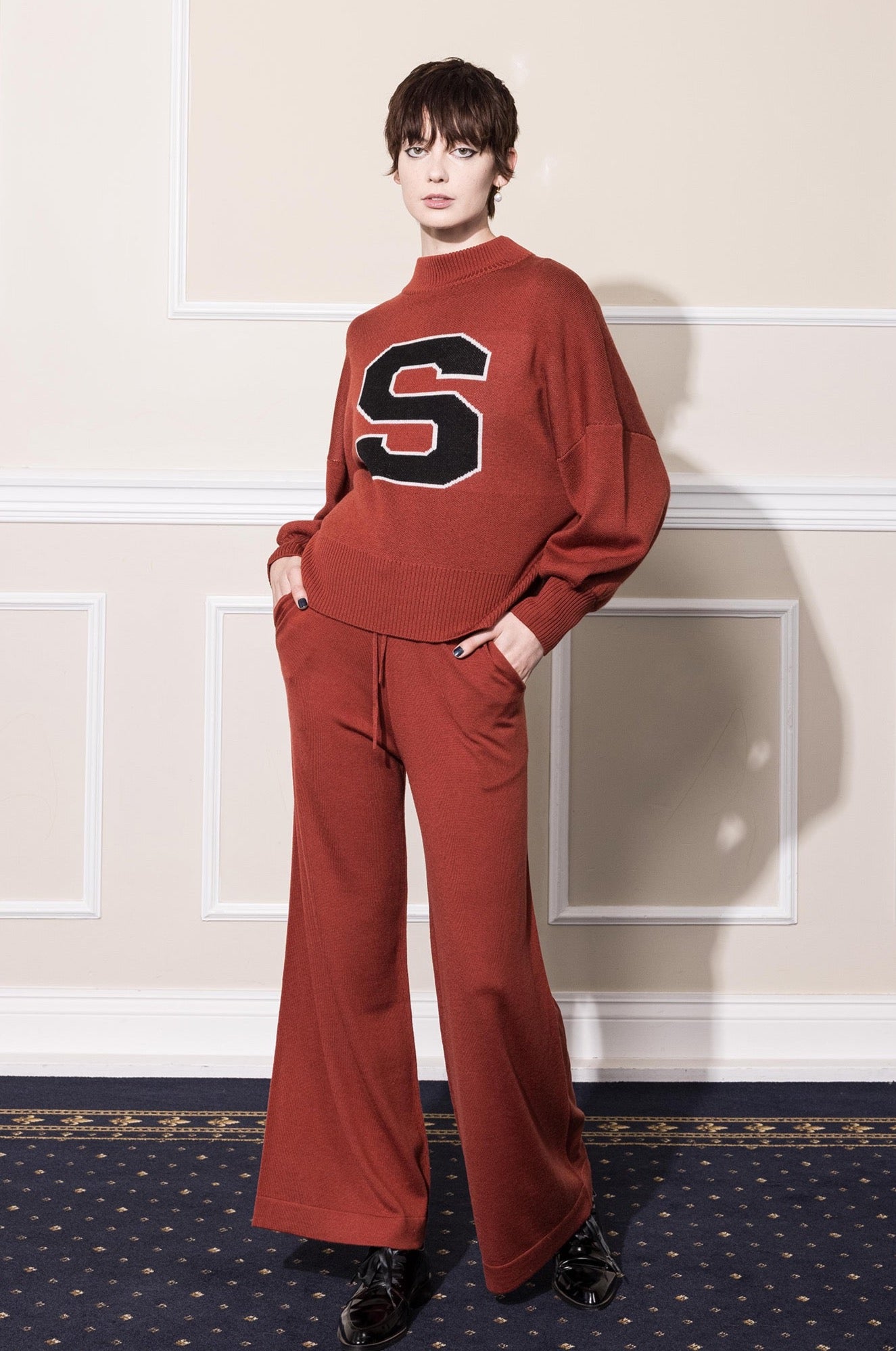 HEY JUPITER JUMPER - REDWOOD MERINO