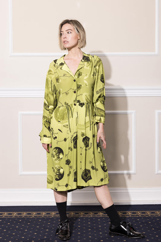 NEON DESERT DRESS - NEON PRINT
