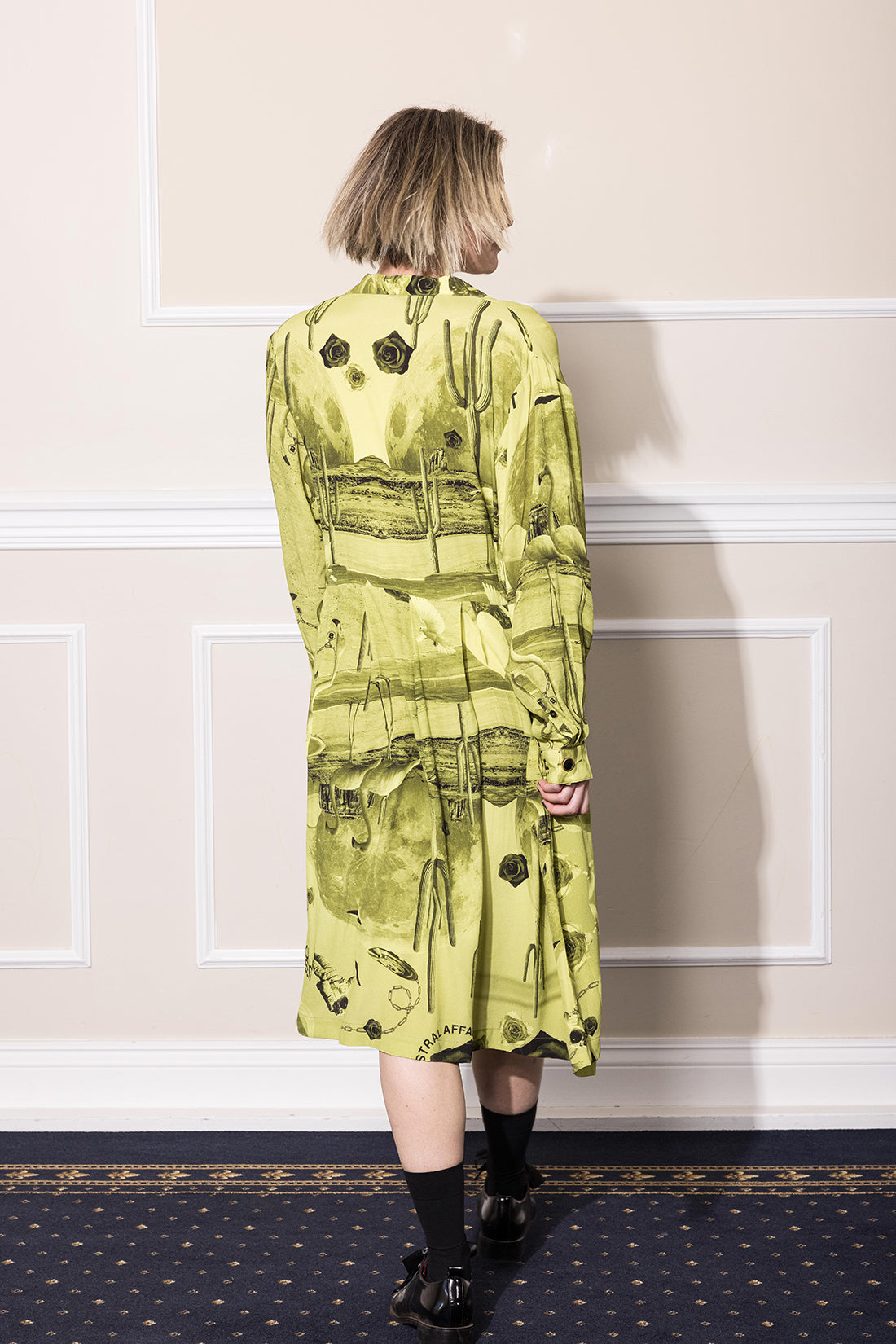 NEON DESERT DRESS - NEON PRINT