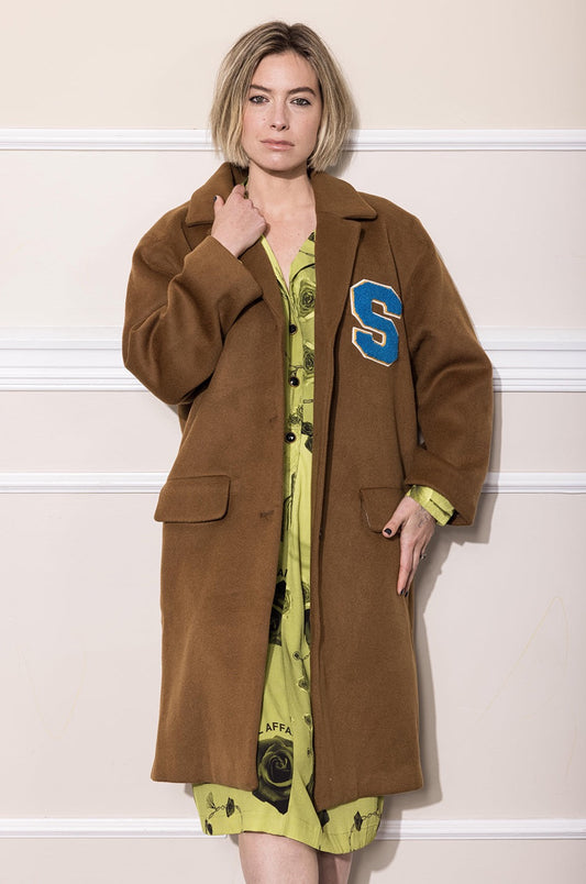 UFO WOOL COAT - TAN