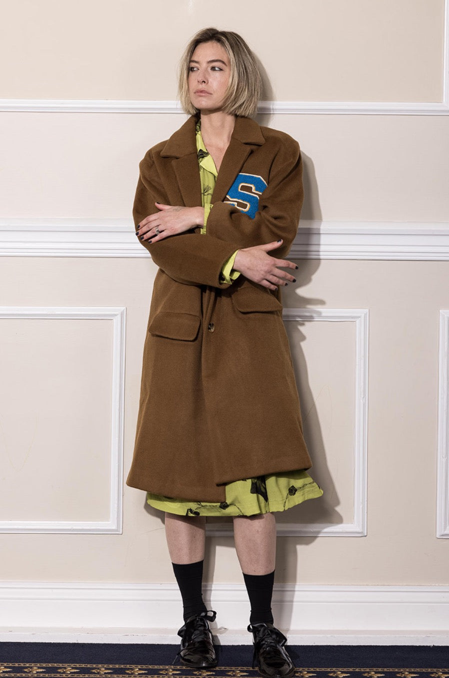 UFO WOOL COAT - TAN