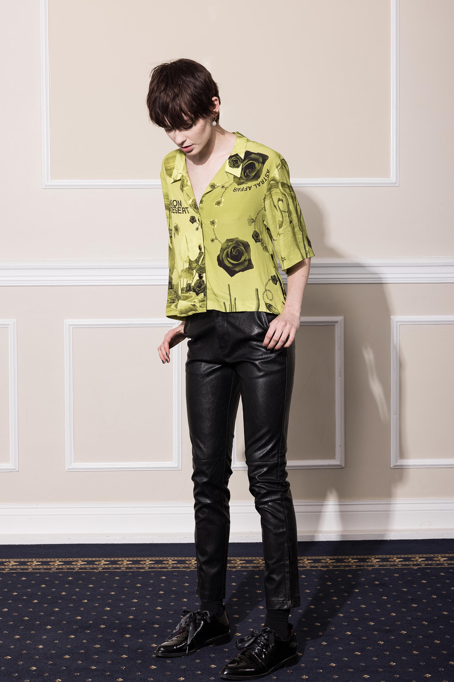 NEON DESERT BLOUSE - NEON PRINT