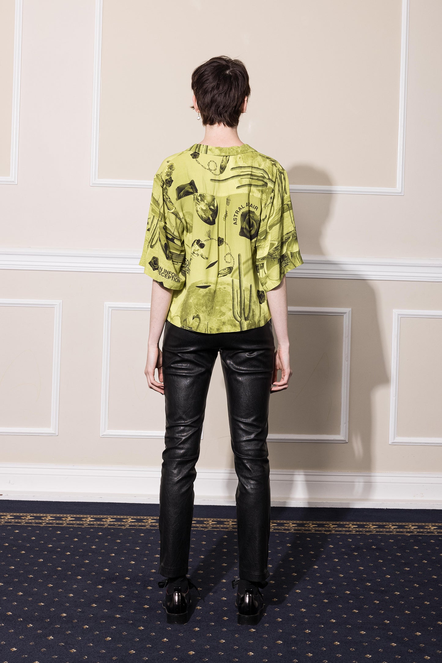 NEON DESERT BLOUSE - NEON PRINT