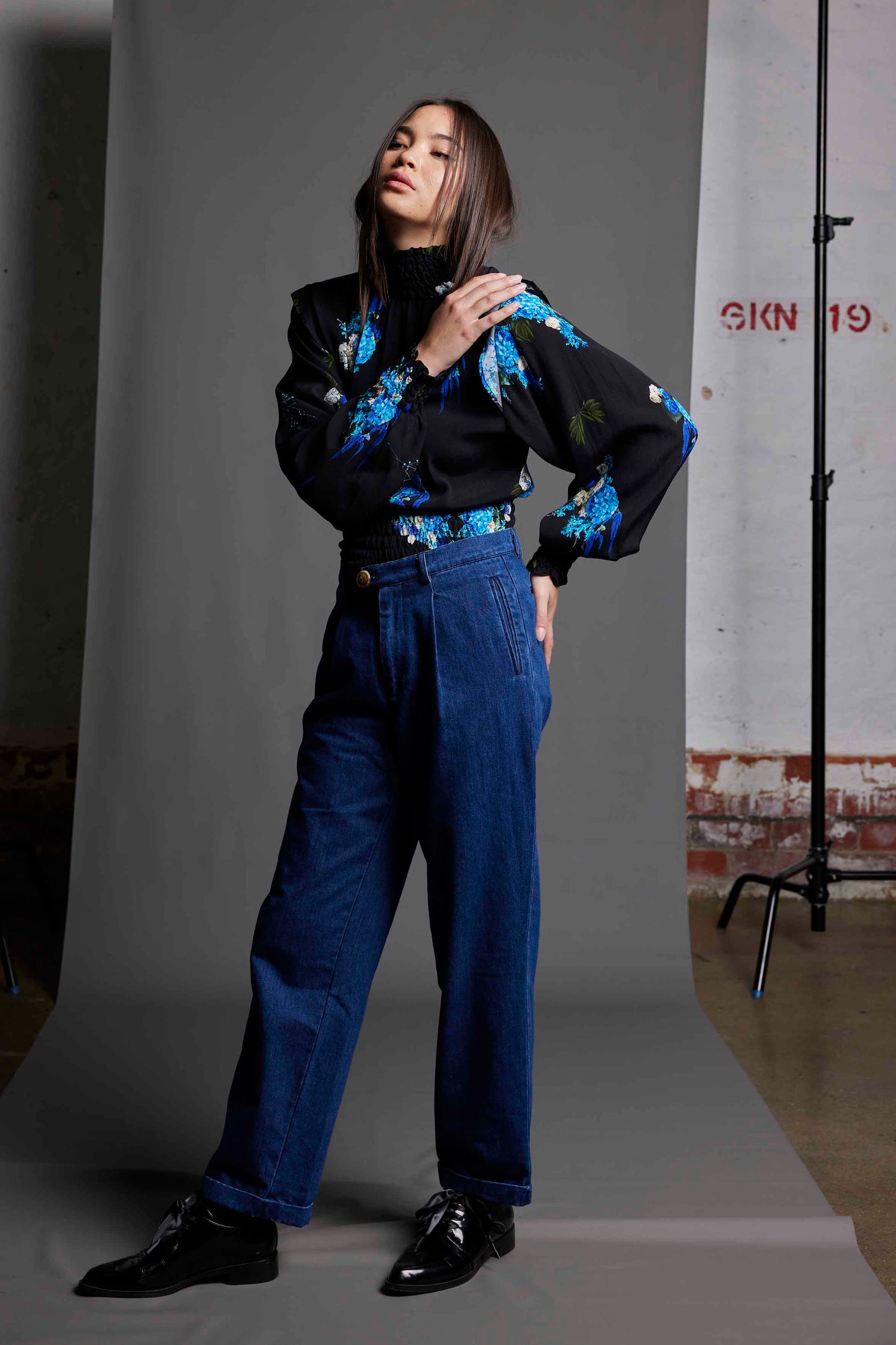 FEMME FATALE BODICE - ELECTRIC BLUE