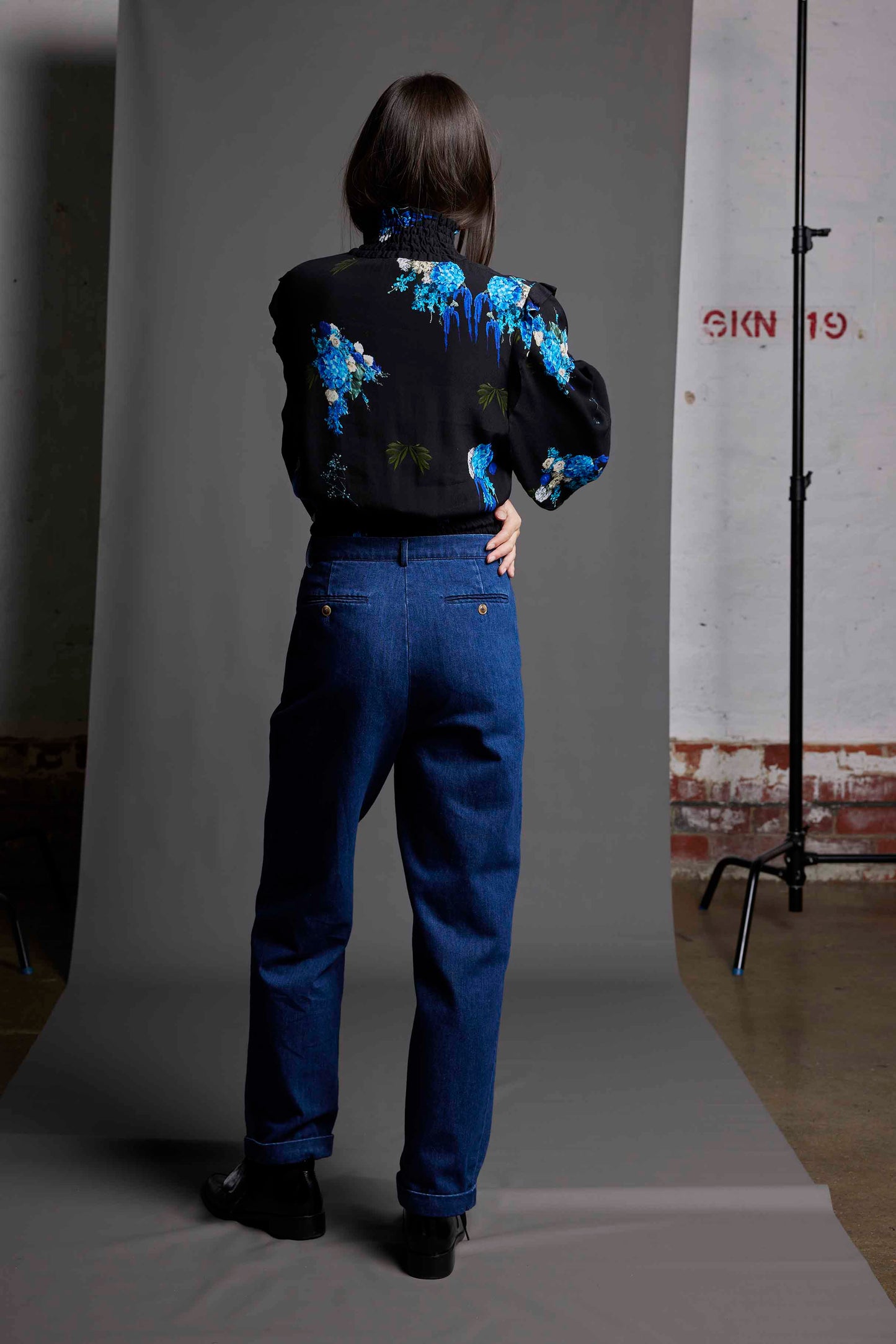 FEMME FATALE BODICE - ELECTRIC BLUE