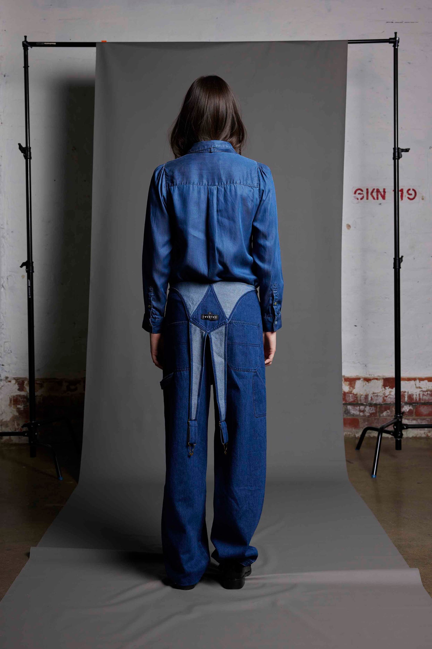 VIOLET BLOUSE - CHAMBRAY DENIM