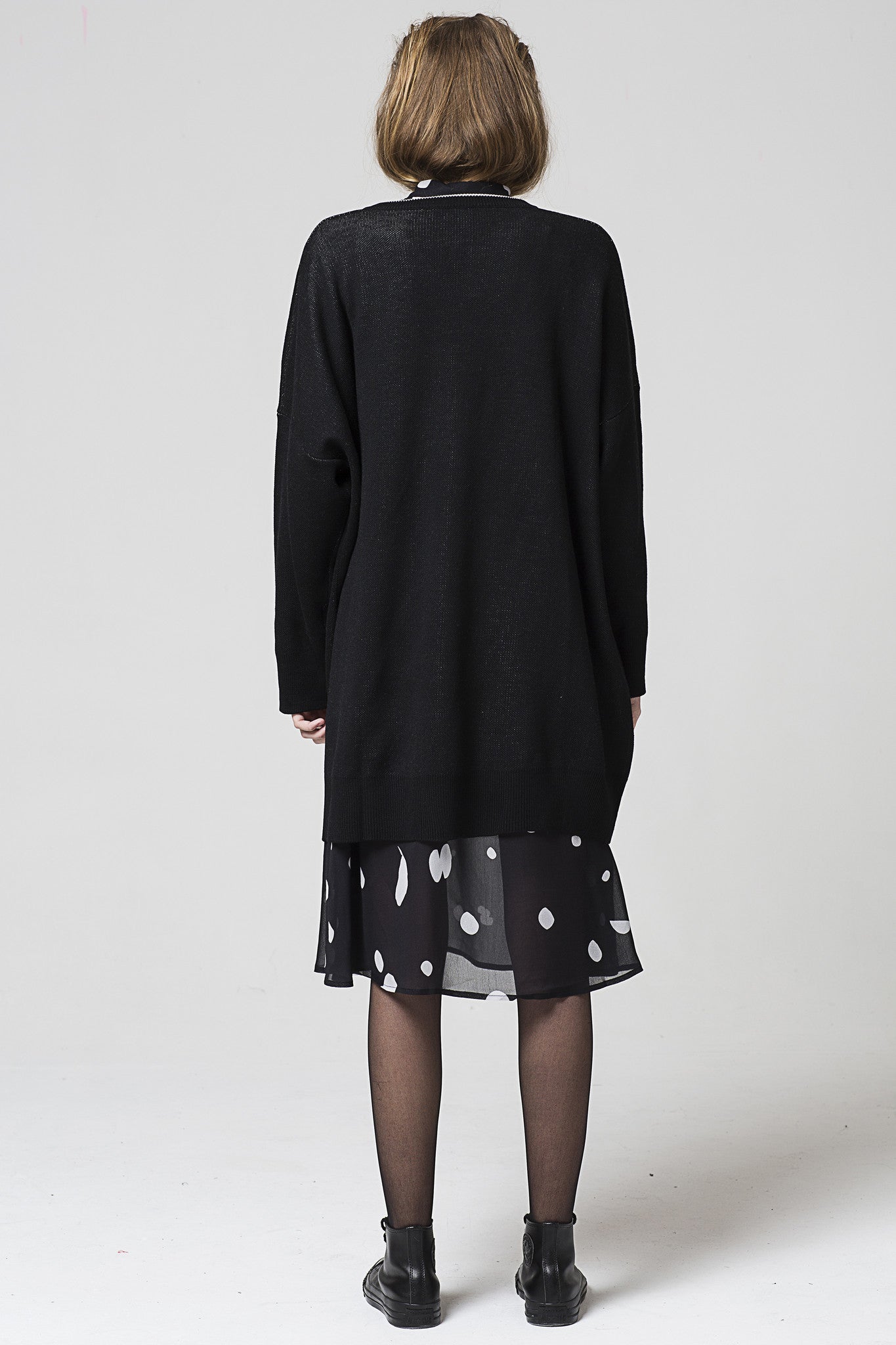Primitive Jumper Dress, Black