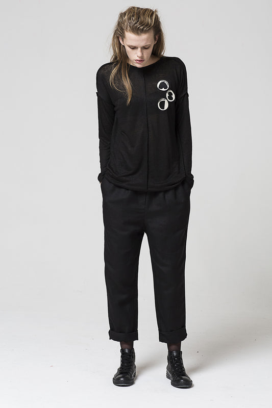 Deconstruct Tee, Black