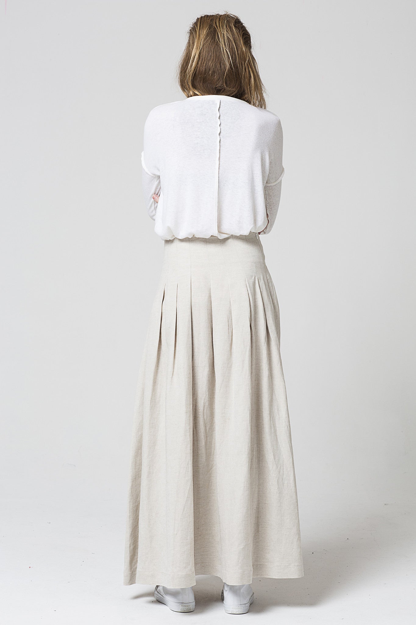 Society Skirt, Oyster