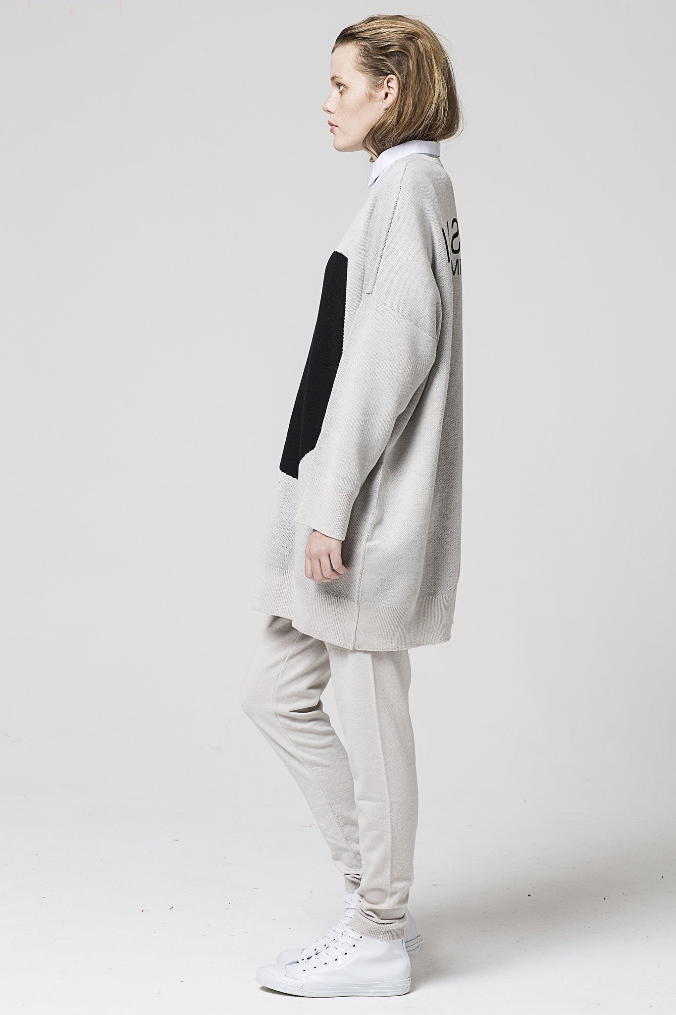 Primitive Jumper Dress, Oyster