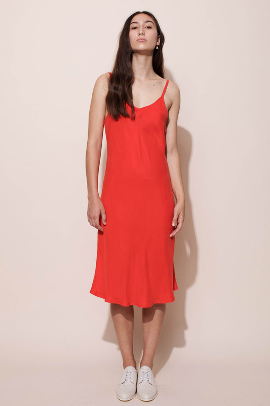 SLIP DRESS - RED