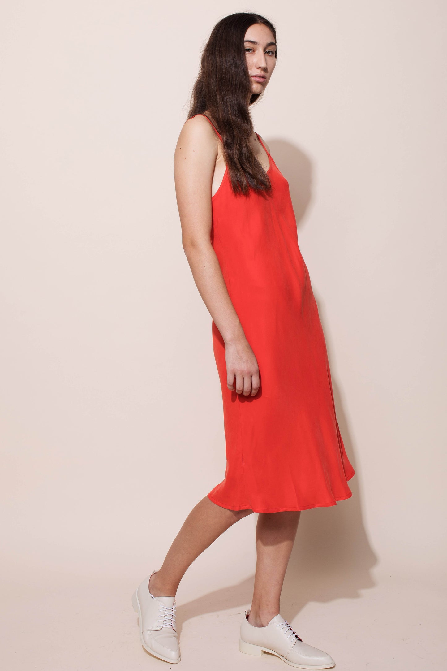 SLIP DRESS - RED